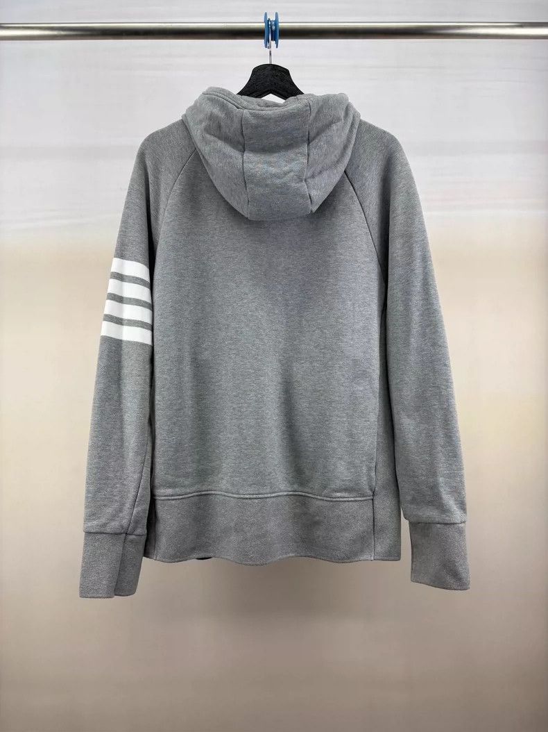 Thom Browne Thom Browne Gray zip hoodie Size US XXL / EU 58 / 5 - 2 Thumbnail