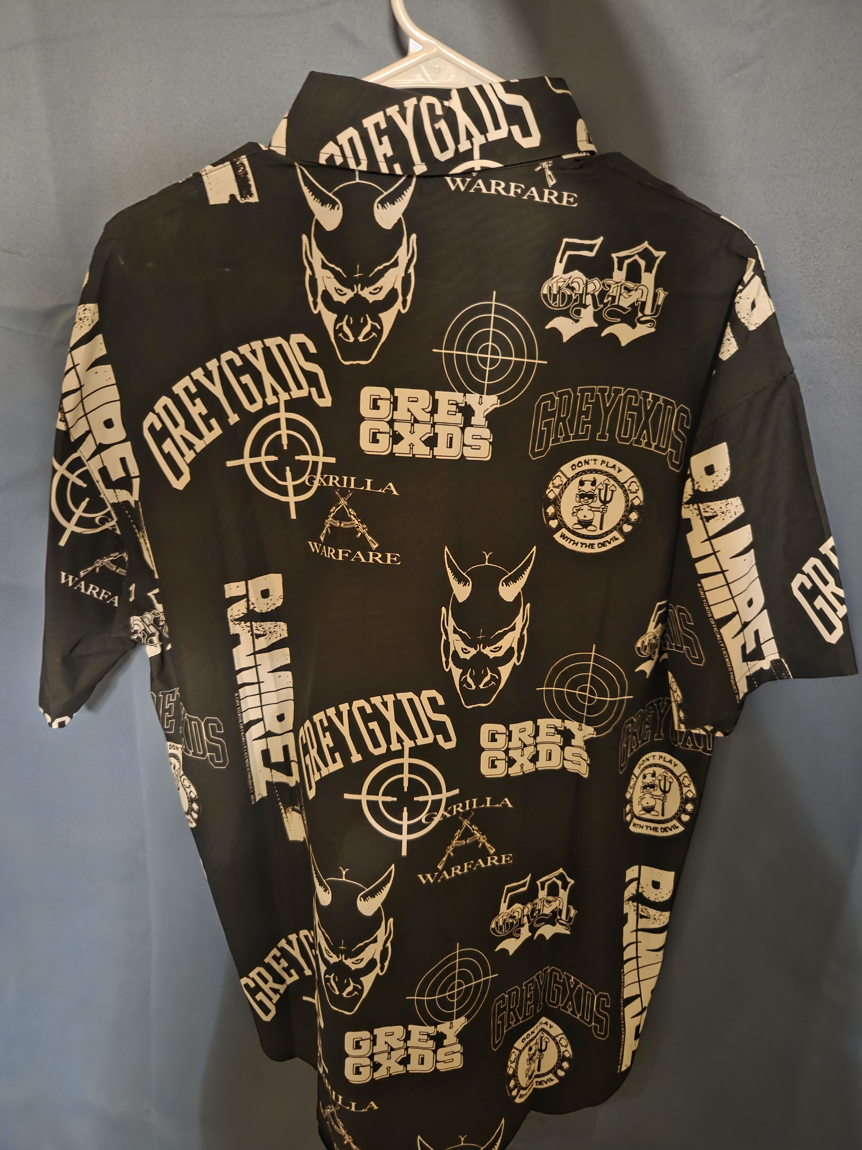 G59 Records G59xGREYGXDS warfare shirt Size US M / EU 48-50 / 2 - 2 Thumbnail