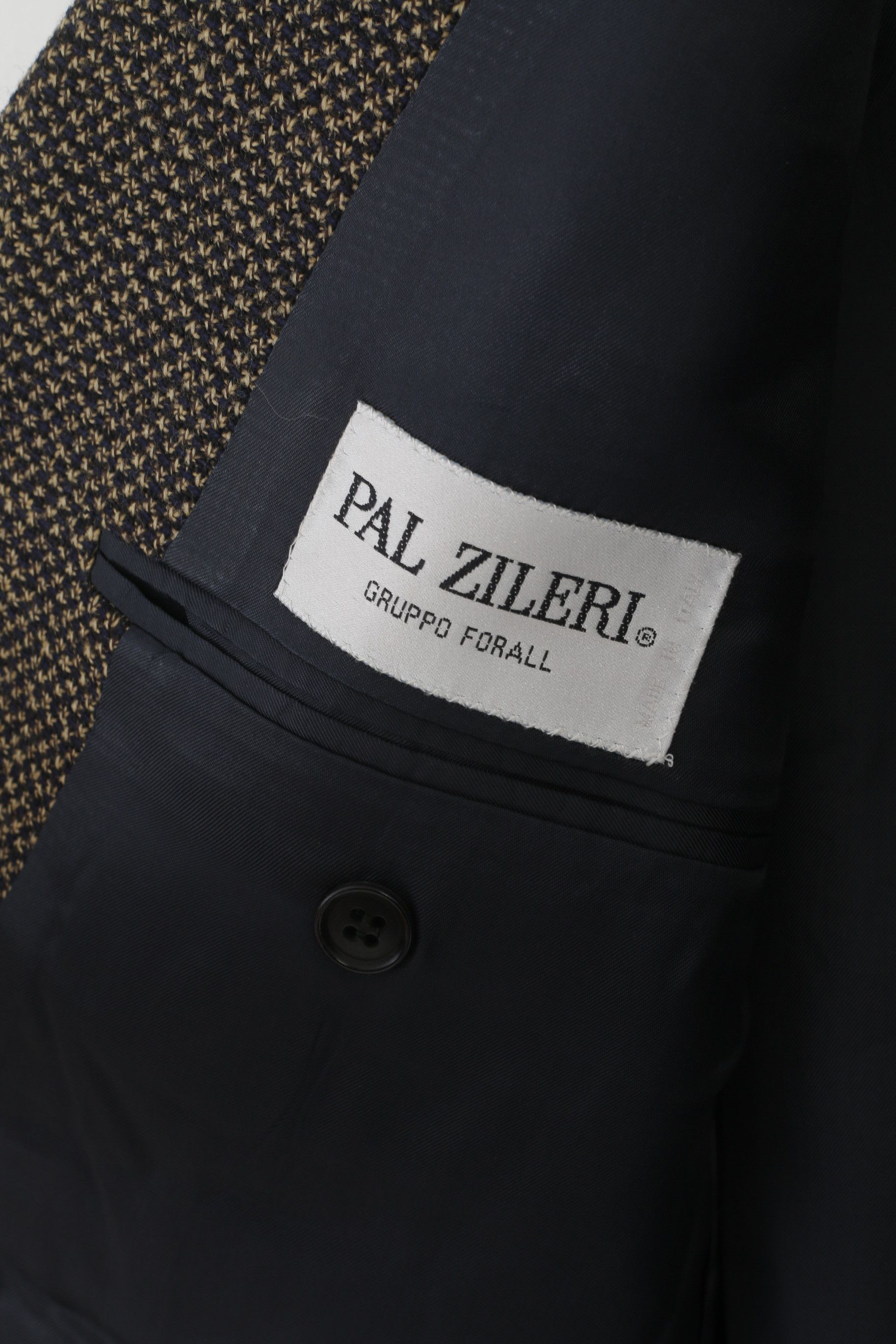 Pal Zileri Pal Zileri Men 48 38 Blazer Brown Wool 9601 Size 38R - 4 Thumbnail