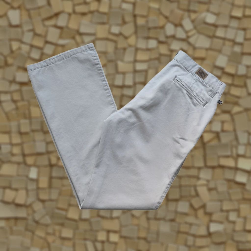 Ralph Lauren VINTAGE RALPH LAUREN FLARE Jeans 8 100% COTTON KHAKI SZ 90s Y2K RETRO POLO JEAN COMPANY Size 30" / US 8 / IT 44 - 1 Thumbnail