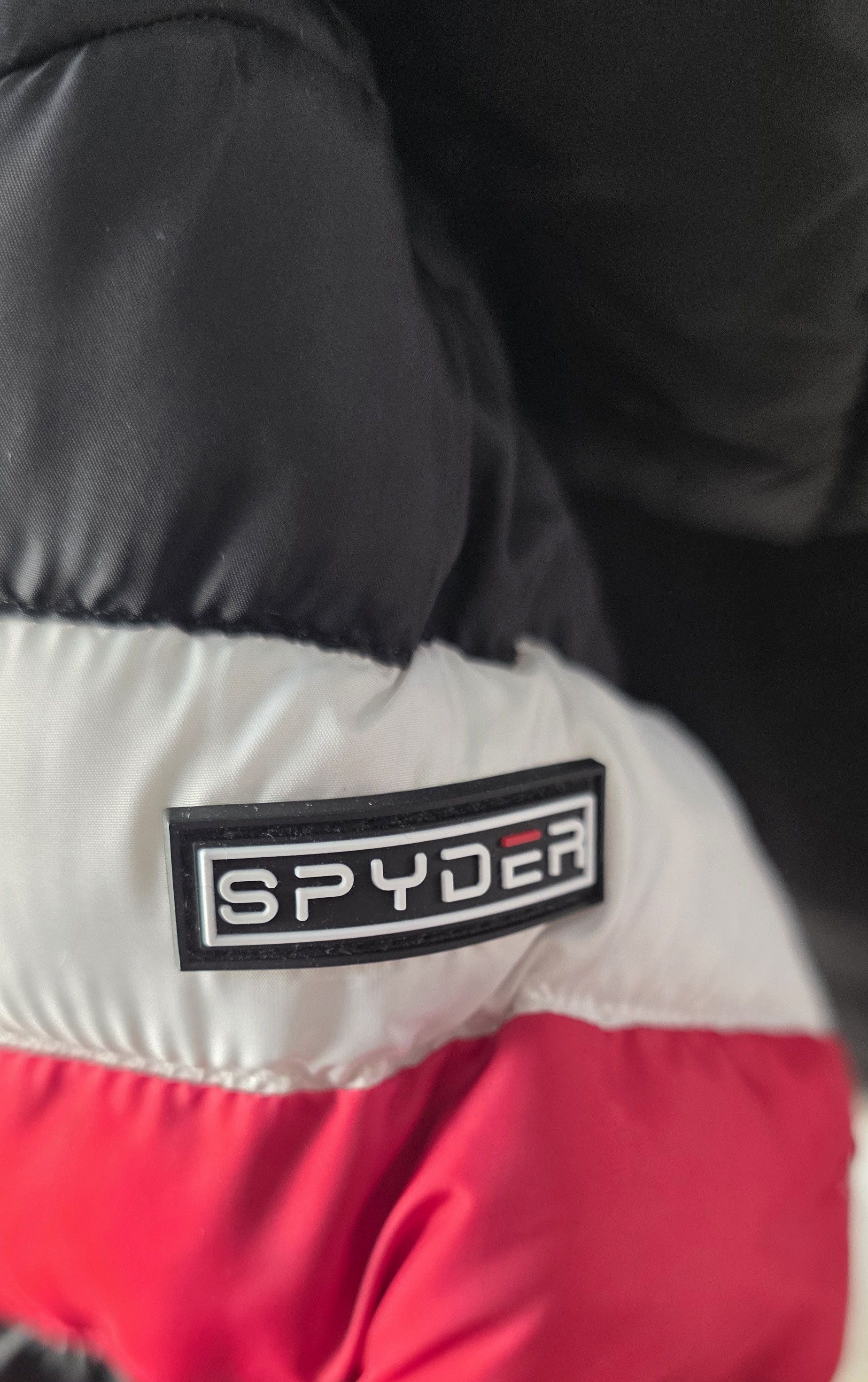 Spyder NWOT Spyder Infant Boys Puffer Jacket Black Red 18 Months Size US XXS / EU 40 - 4 Thumbnail