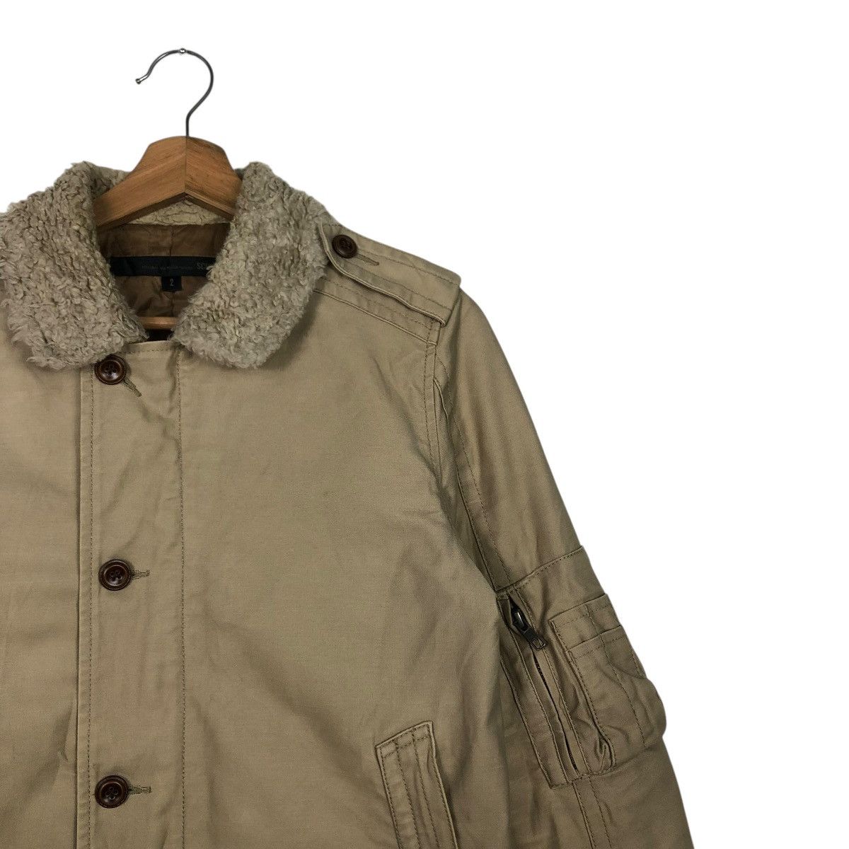Schlussel 🔥VINTAGE CROPPED BIKER JACKET SCHLUSSEL ISSEY MIYAKE Size US M / EU 48-50 / 2 - 8 Thumbnail