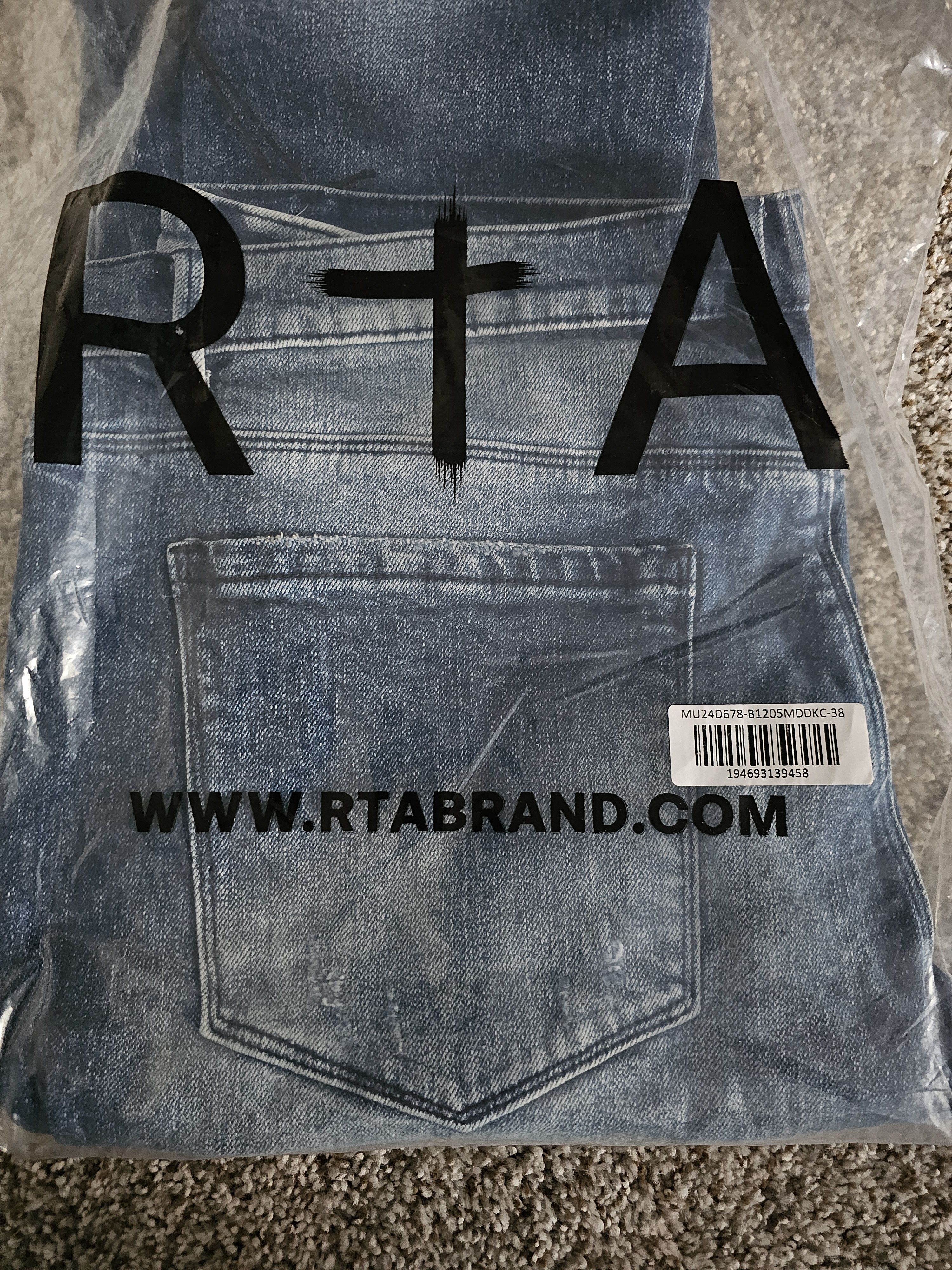 Rta RTA MENS JEANS Size US 38 / EU 54 - 11 Thumbnail
