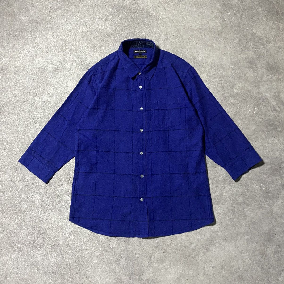 semanticdesign Semantig Design Plaid French Linen Mix Size US M / EU 48-50 / 2 - 1 Thumbnail