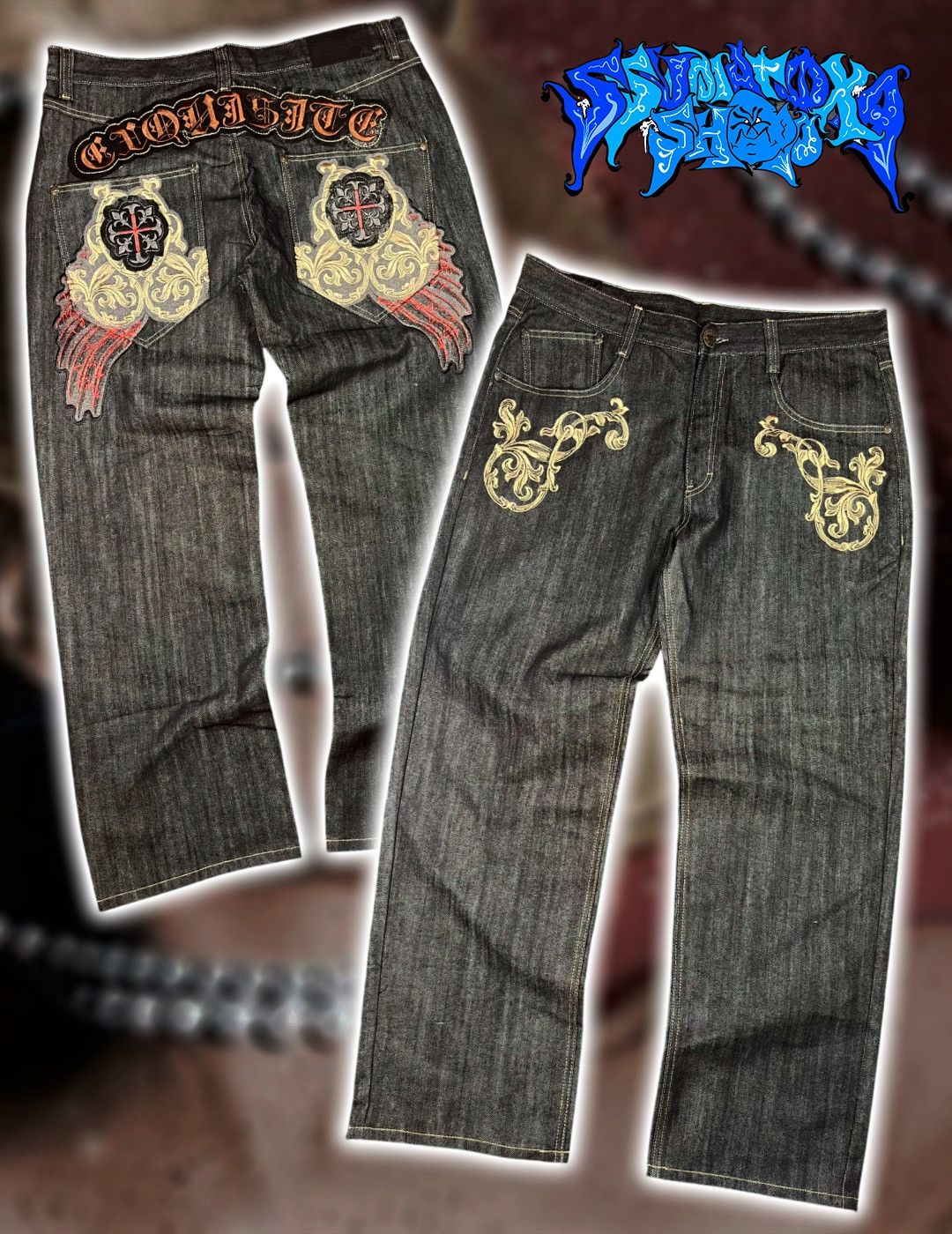 Imperious Vintage Streetwear Rap Y2K Sk8 Wide Imperious jeans Size US 38 / EU 54 - 1 Thumbnail