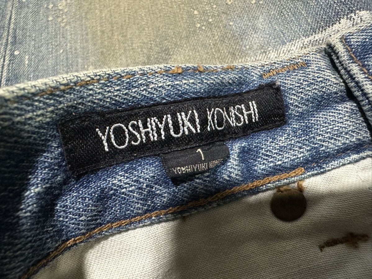 Yoshiyuki Konishi 🔥Archived Yoshiyuki Konishi Splatter Gold Painted Denim Size US 28 / EU 44 - 14 Thumbnail