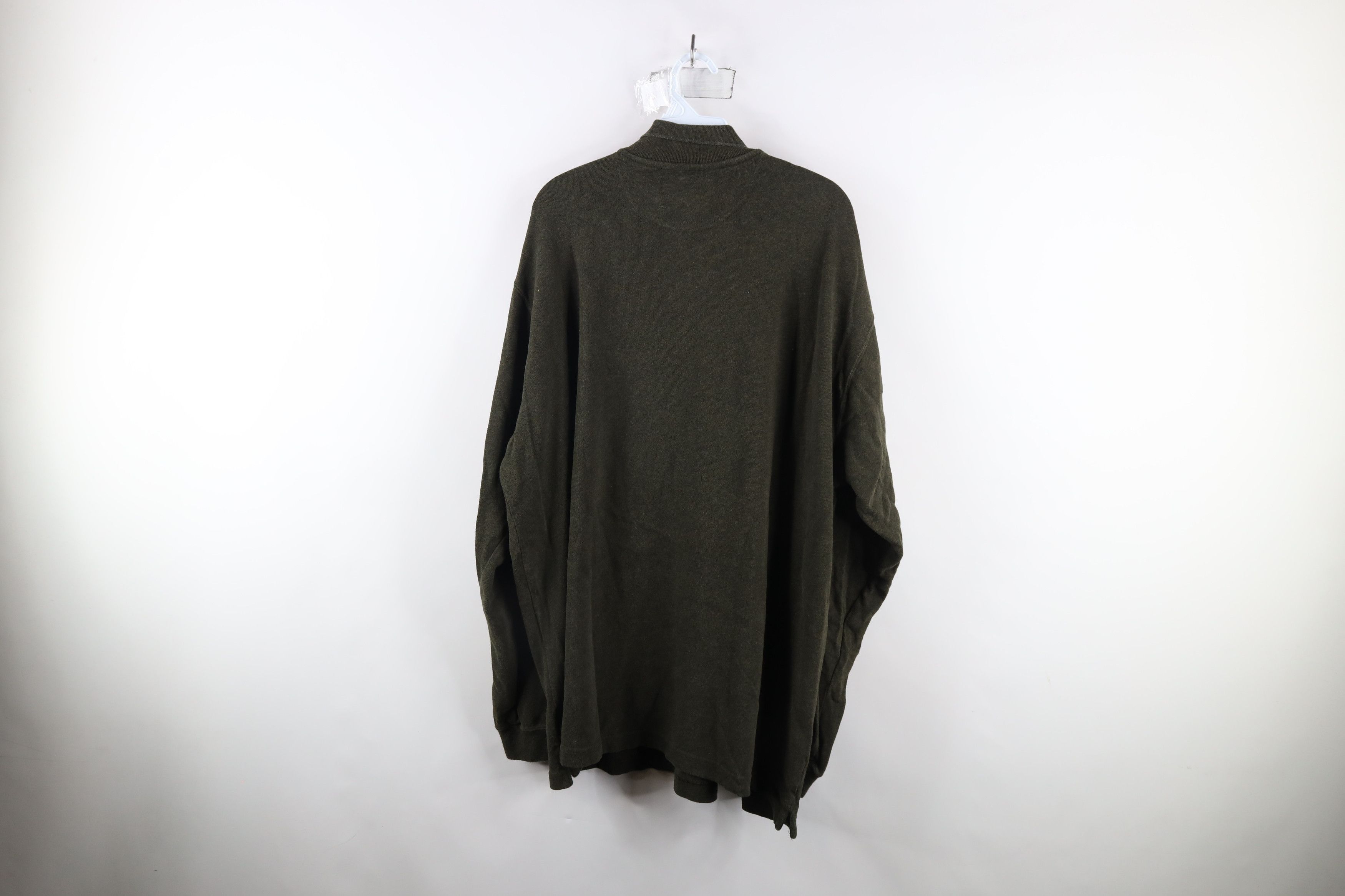 Vintage Vintage 90s Streetwear Long Sleeve Rugby Polo Shirt Green Size US XL / EU 56 / 4 - 7 Thumbnail