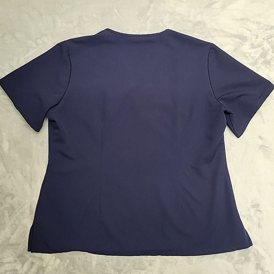 Vintage Figs Scrub Top Womens XL Blue Technical Collection Pocket Stretch Blend Casual Size XL / US 12-14 / IT 48-50 - 5 Thumbnail
