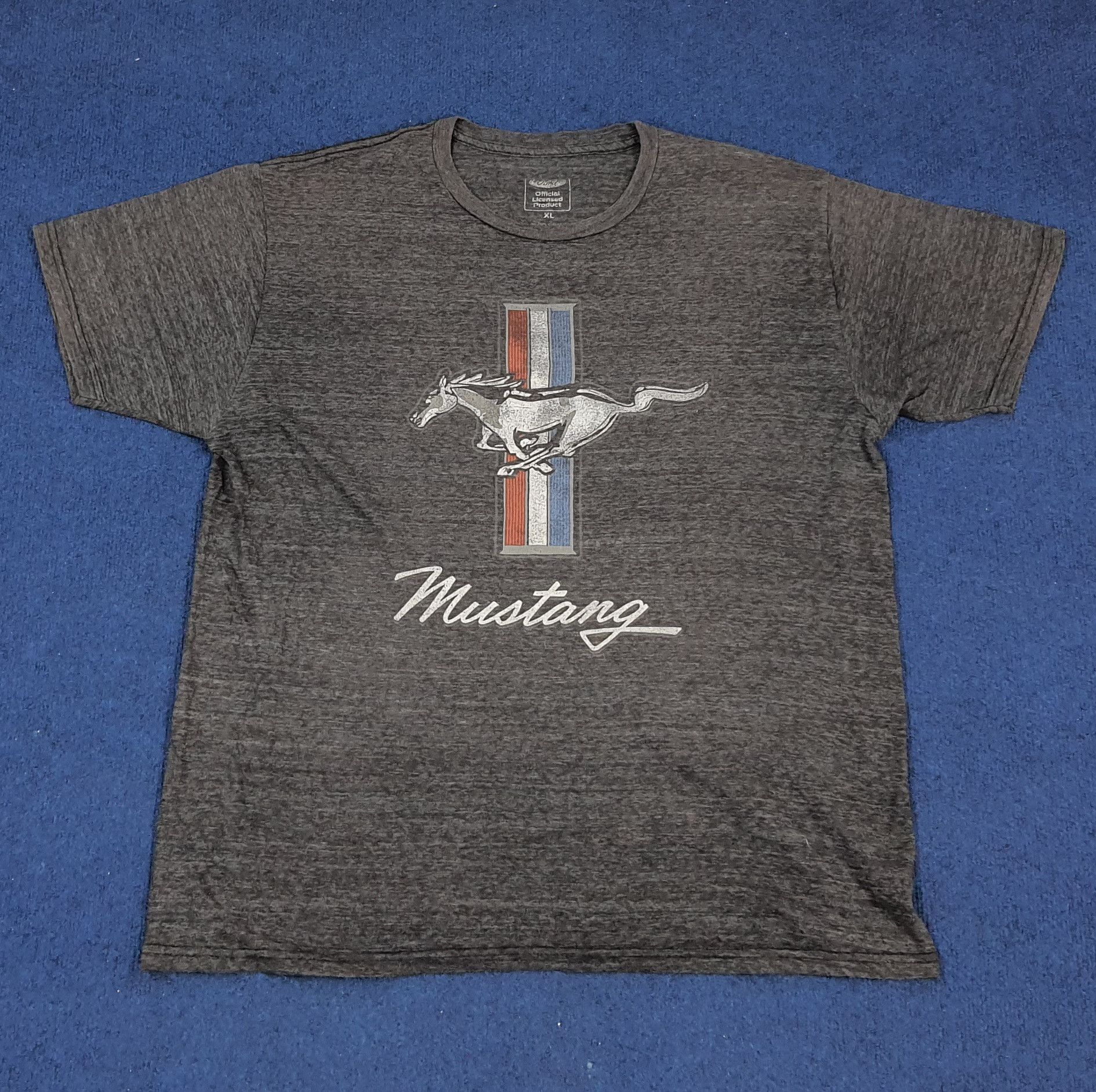 Ford × Mustang × Vintage Vintage Ford Mustang America Muscle Car Racing Tshirt Size US XL / EU 56 / 4 - 1 Thumbnail