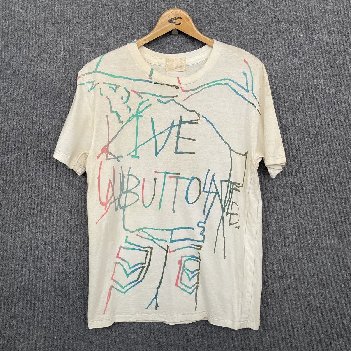 Levi's × Levi's Vintage Clothing × Vintage Vintage 1990s Levis Art Design T Shirt Size US M / EU 48-50 / 2 - 1 Thumbnail