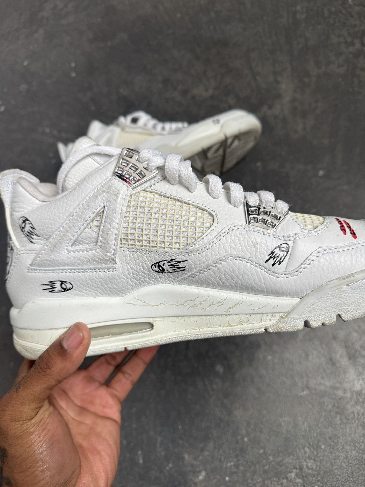 Matty Boy Matty Boy Pure money 4’s Size US 10.5 / EU 43-44 - 3 Thumbnail