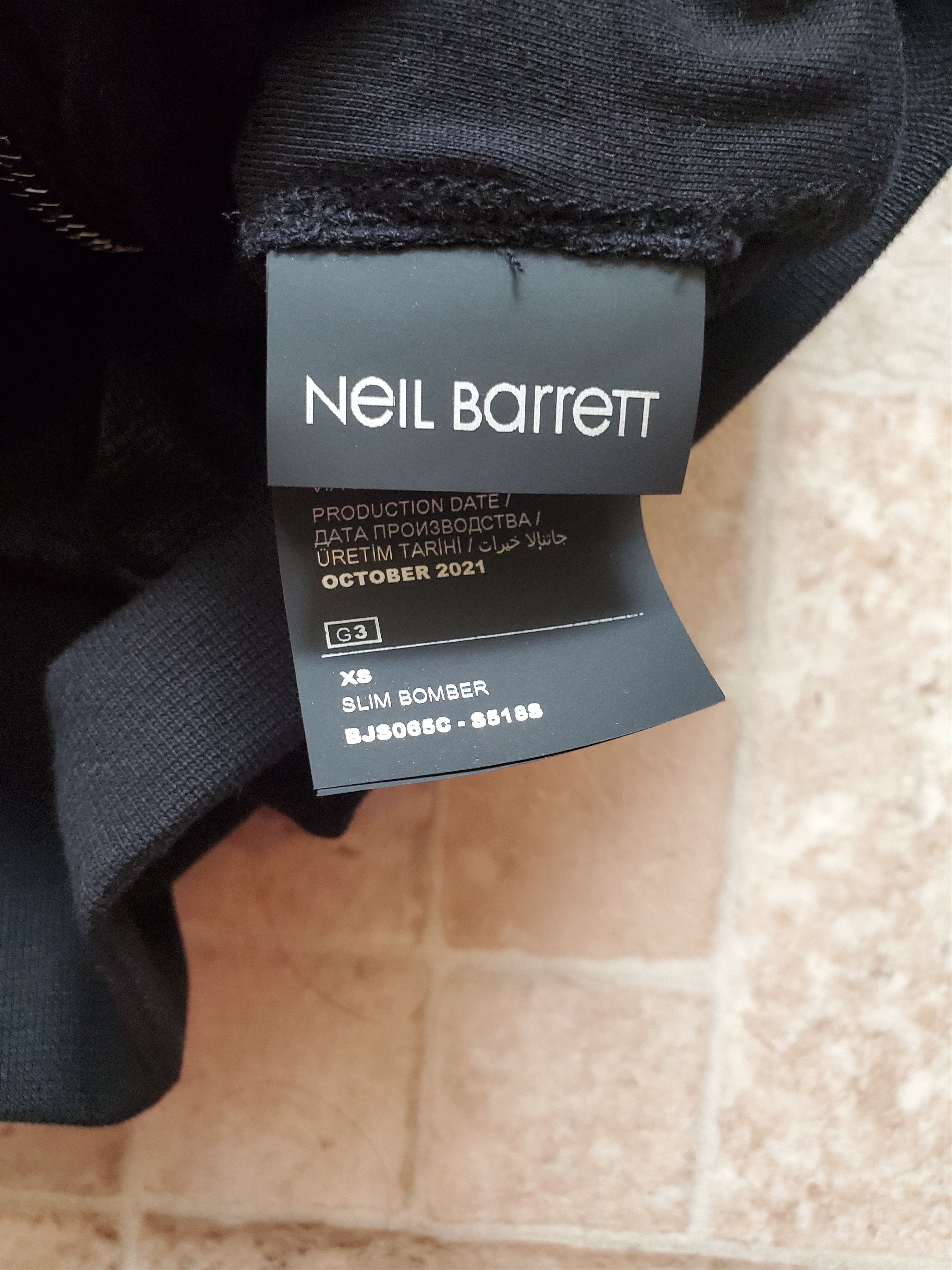 Neil Barrett NEIL BARRETT SWEATSHIRT JACKET XS Size US XS / EU 42 / 0 - 2 Thumbnail