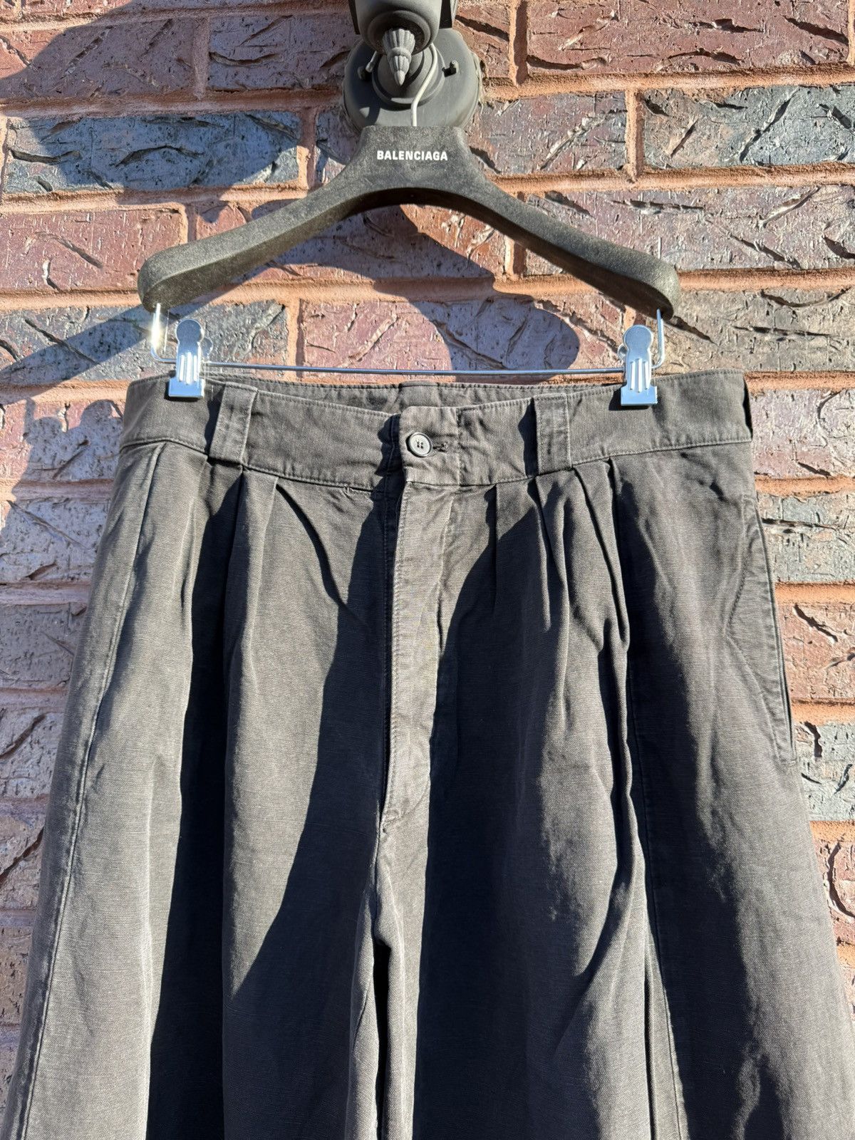 Maison Margiela Margiela Wide Leg Oversized Trousers Size US 34 / EU 50 - 2 Thumbnail