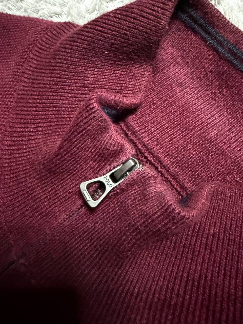 Ralph Lauren 00s Vintage Ralph Lauren 1/4 zip Knitted Sweatshirt Rare Size US XL / EU 56 / 4 - 5 Thumbnail