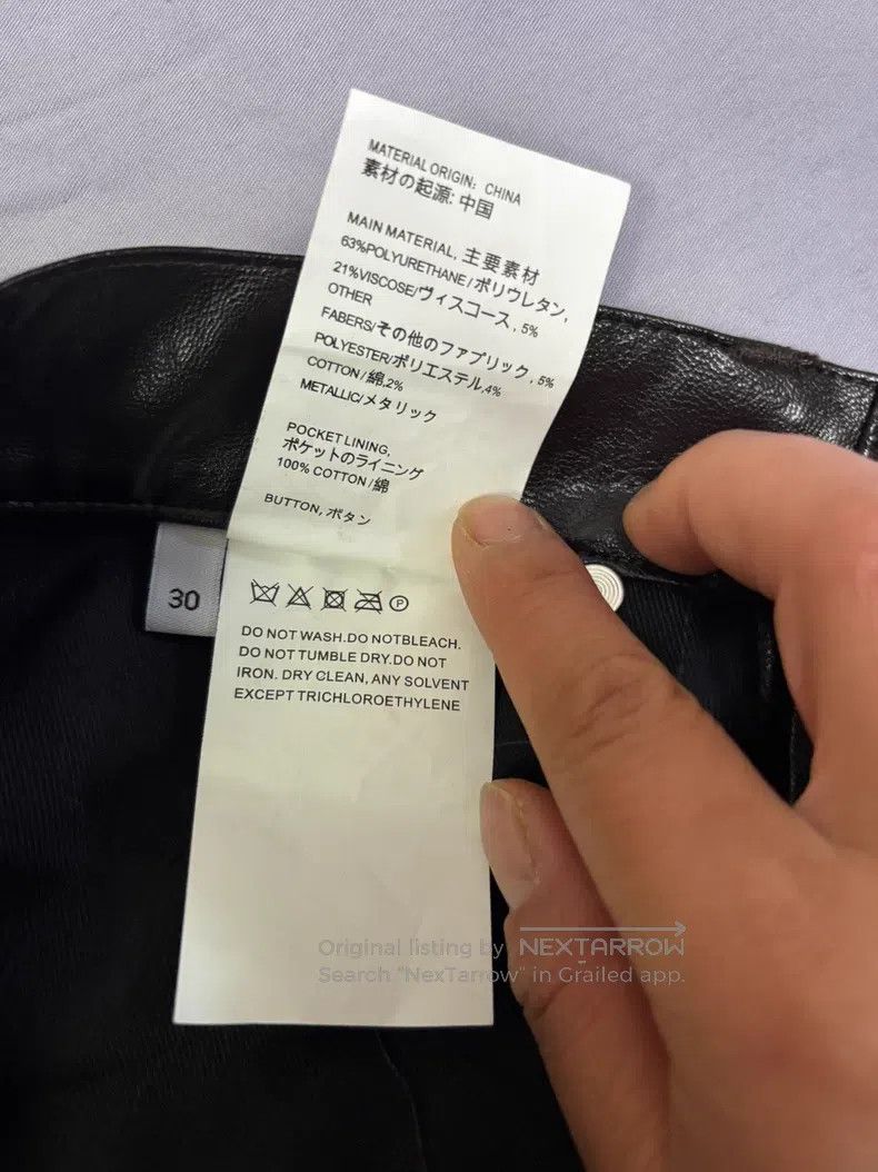 Our Legacy Our Legacy Leather Pants - Brown Red Size US 30 / EU 46 - 5 Thumbnail