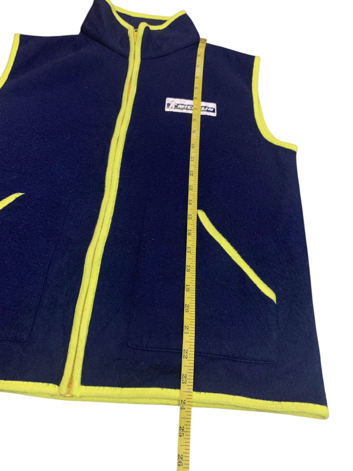 Japanese Brand × Vintage Vintage Michelin Fleece Vest Zipper Down Size US M / EU 48-50 / 2 - 6 Thumbnail
