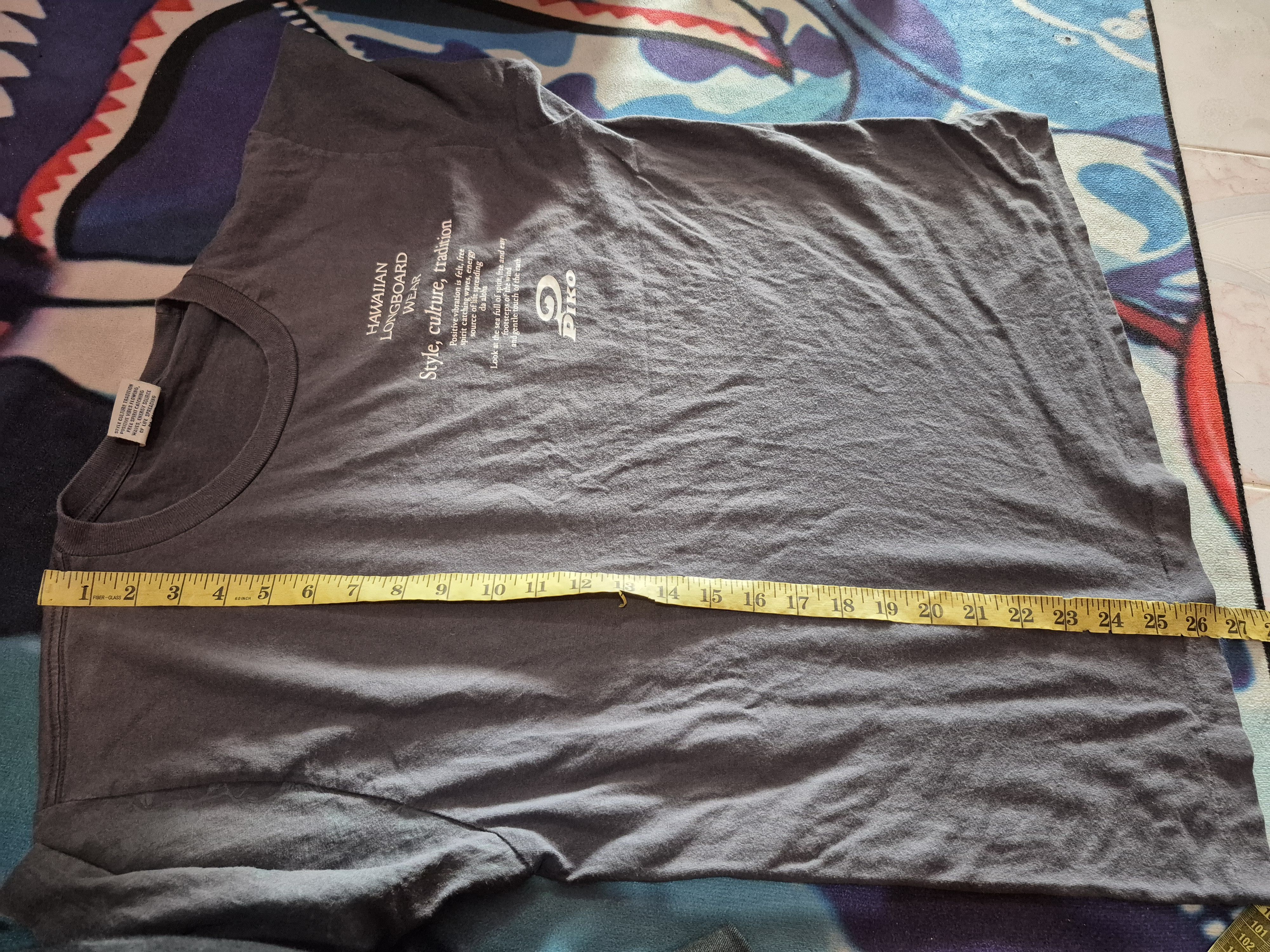 Vintage 🔥 Vintage Piko Hawaiian Surf Longboard Wear Tee Size US M / EU 48-50 / 2 - 13 Thumbnail