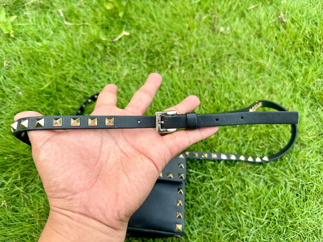 Valentino Authentic Valentino Garavani Rockstud Small Crossbody Bag Size ONE SIZE - 10 Thumbnail