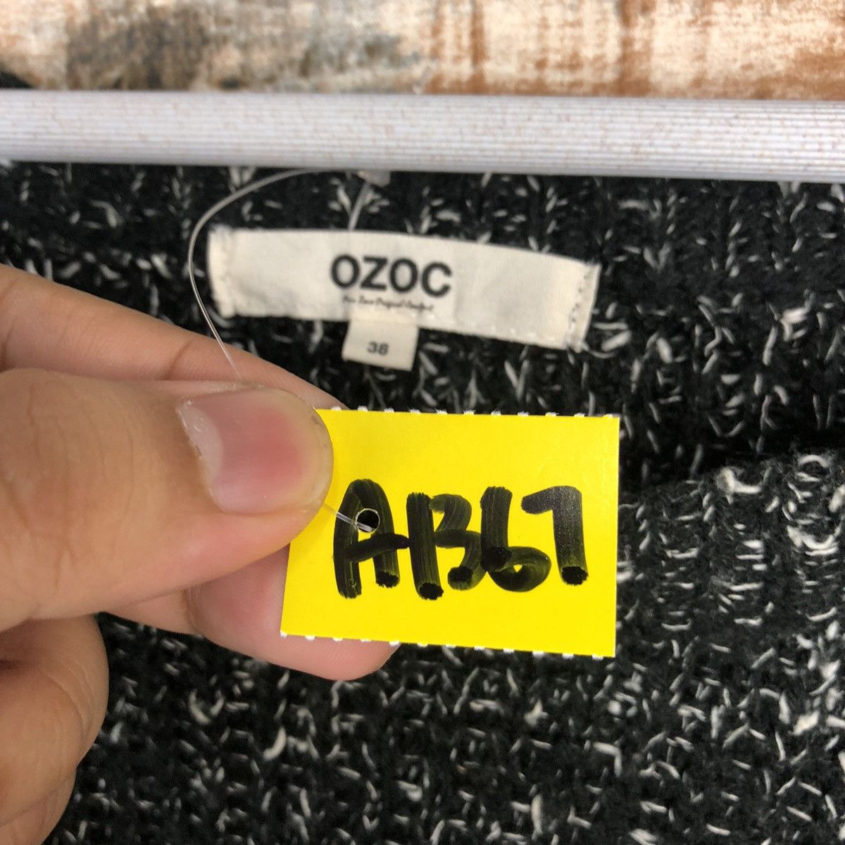 Homespun Knitwear × Japanese Brand Ozoc Black Knitwear #A1367 Size M / US 6-8 / IT 42-44 - 12 Thumbnail