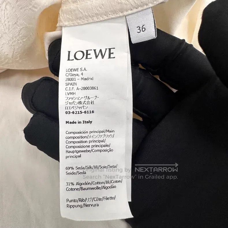 Loewe Loewe Wool jacquard logo full print hooded sun protection Size XS / US 0-2 / IT 36-38 - 4 Thumbnail