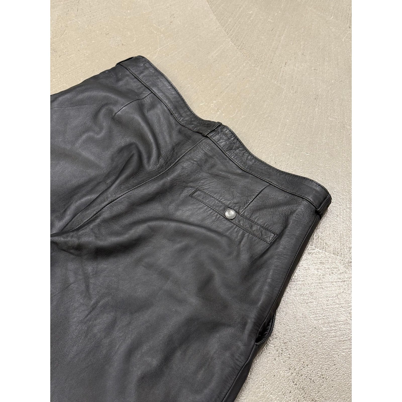 Yves Saint Laurent 1990s YVES Saint Laurent leather pants Size US 30 / EU 46 - 4 Thumbnail