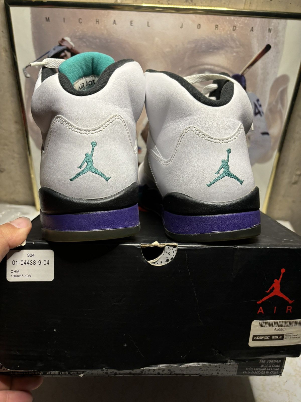 Jordan Brand Jordan Retro 5 ‘grape” Size US 11.5 / EU 44-45 - 7 Thumbnail