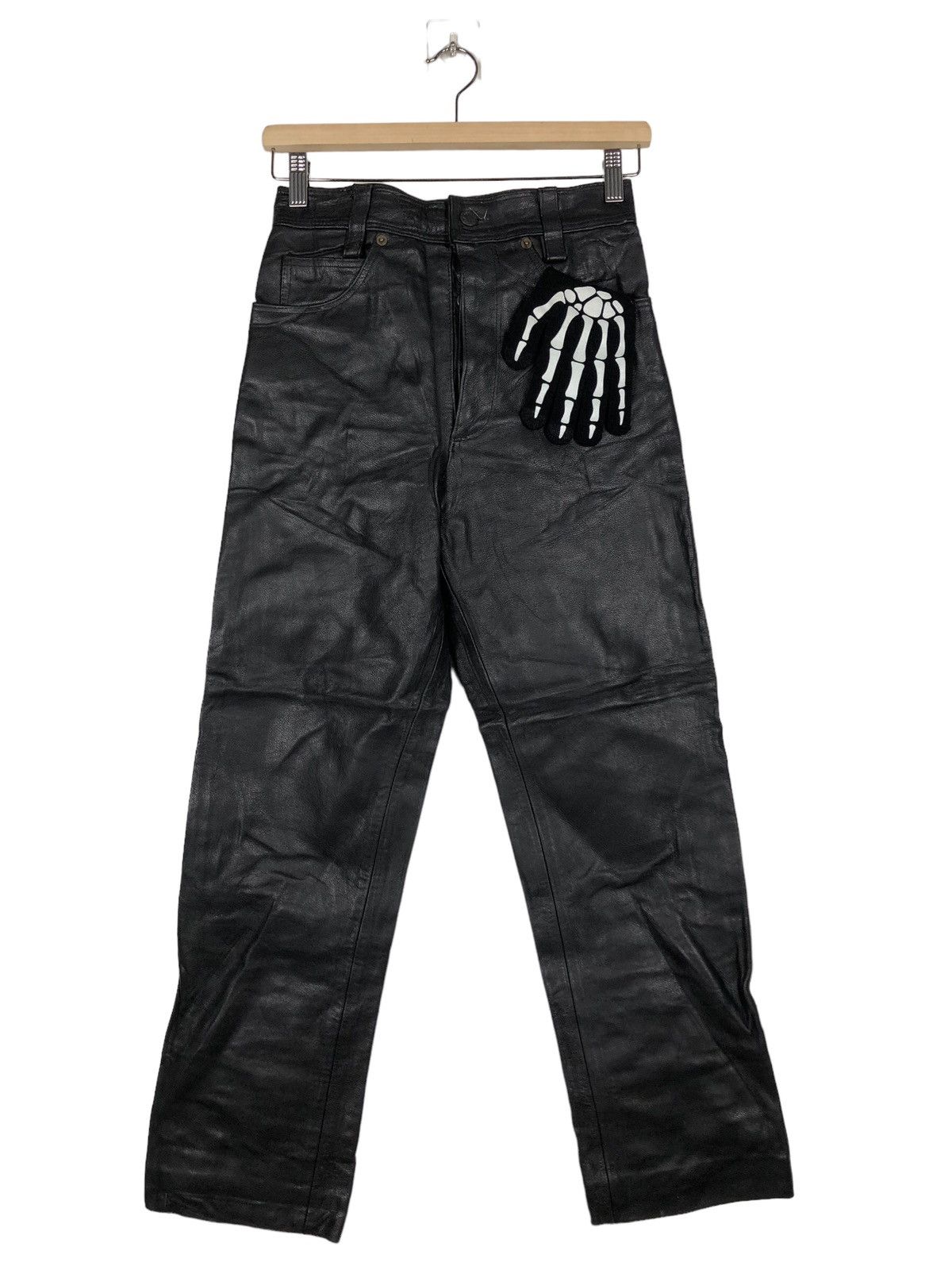 Genuine Leather 🔥Zafco by Hysteric Glamour Genuine Leather Pants Racing Size US 28 / EU 44 - 1 Thumbnail