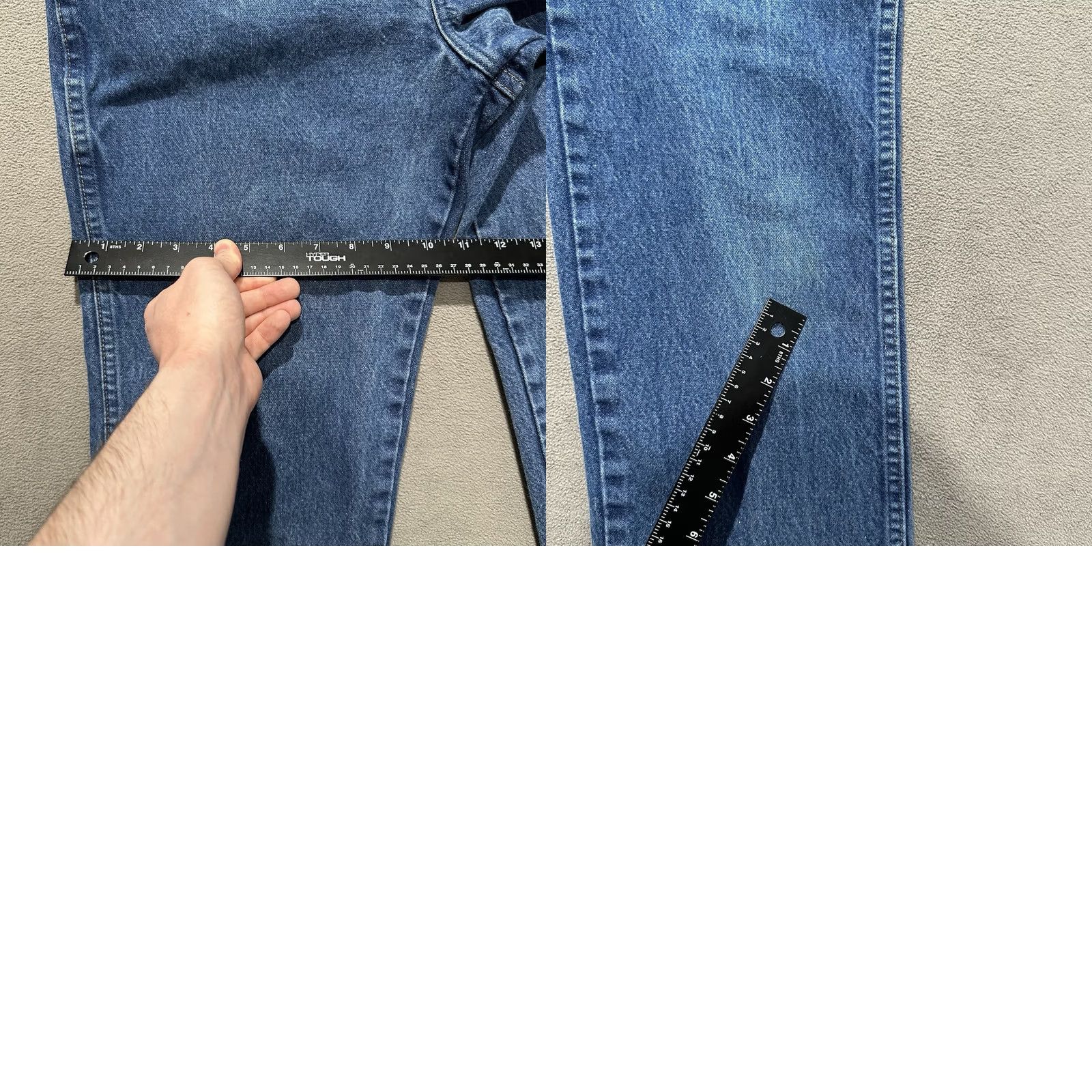 Wrangler VINTAGE Wrangler Jeans Men 33 Waist 30.5 Inseam Blue Denim Cowboy Cut Western 936PWD Size US 30 / EU 46 - 10 Thumbnail