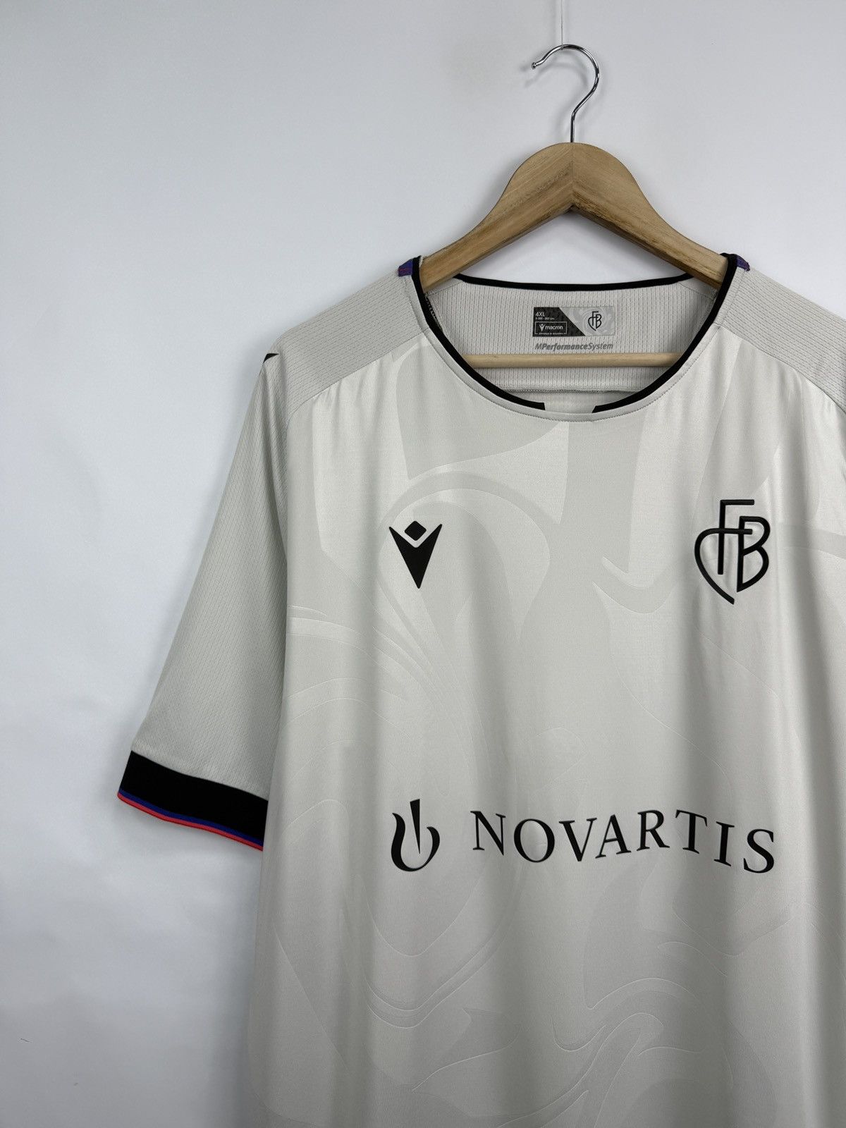 Macron 🇨🇭 2023/24 Macron FC Basel Away Jersey Soccer 1893 Rare Y2K Size US XXL / EU 58 / 5 - 3 Thumbnail