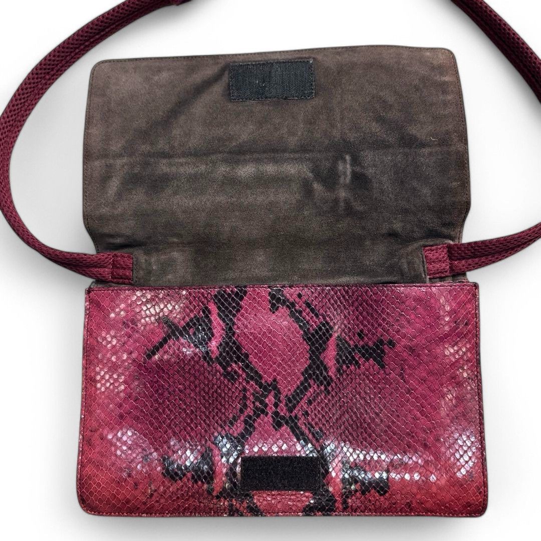 Miu Miu Miu Miu - Red Python Handbag Shoulder Bag Tech Y2K Size ONE SIZE - 2 Thumbnail