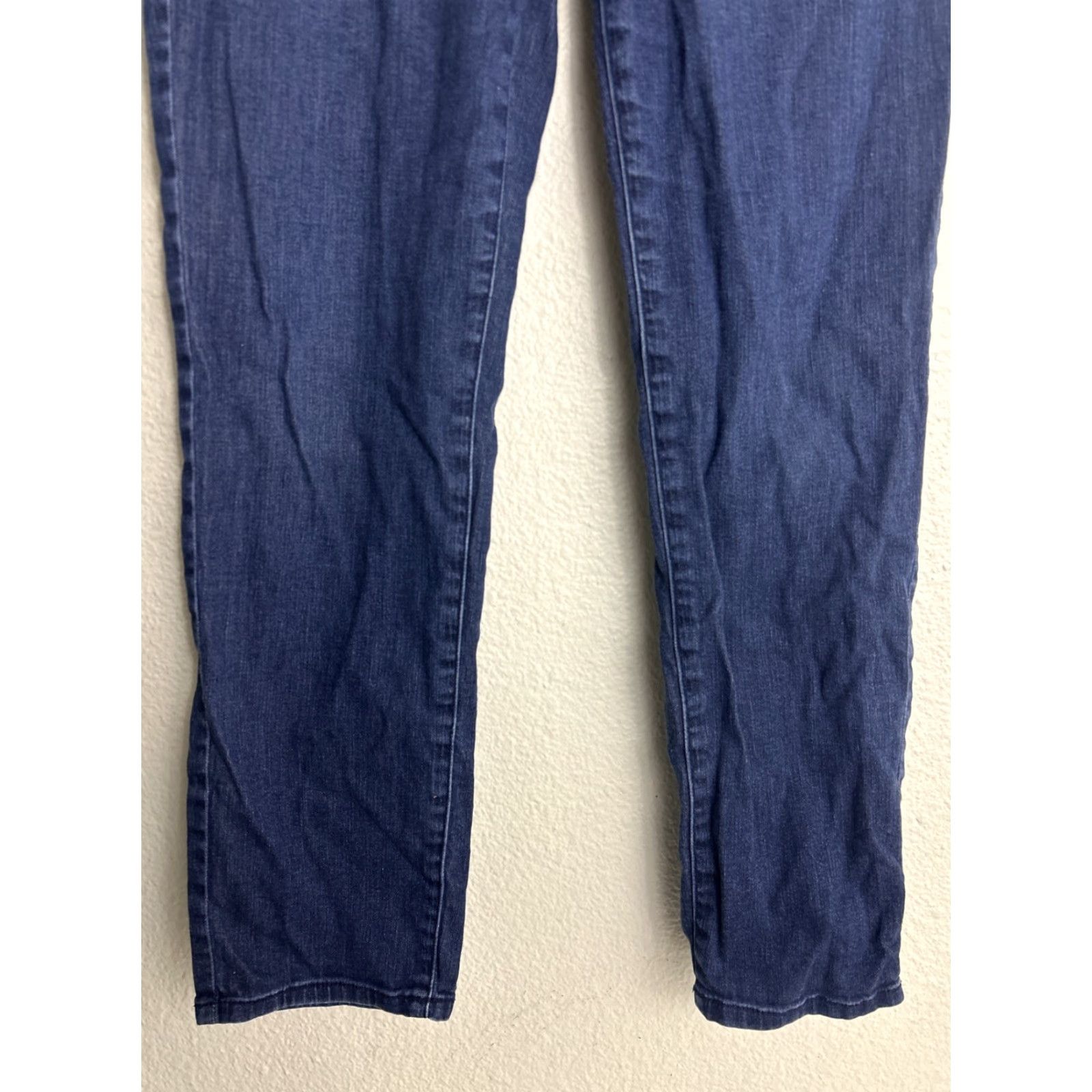 J. Jill VINTAGE J Jill Jeans Boyfriend Denim Straight Leg Slim Dark Wash Size 8 32x30 Womens Jeans Size 30" / US 8 / IT 44 - 2 Thumbnail