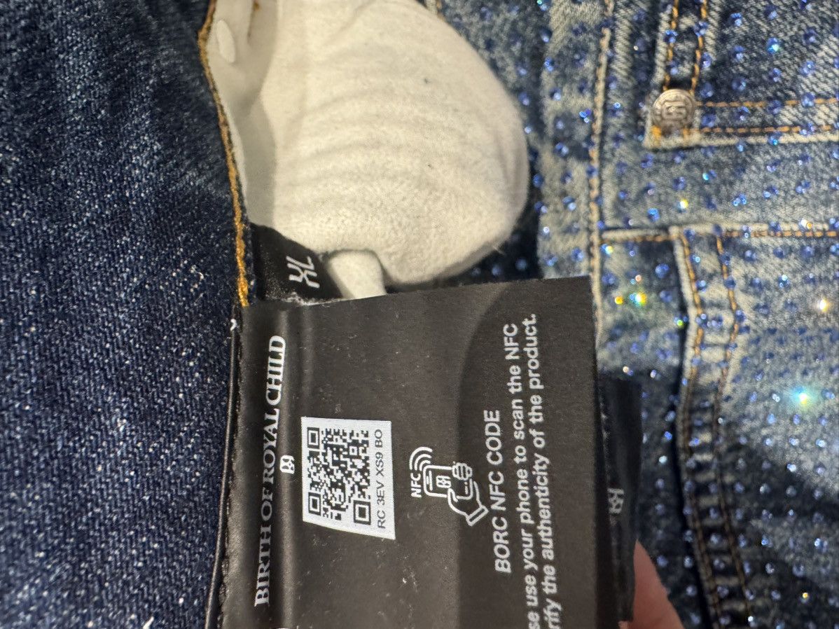 Birth of Royal Child Birth Of Royal Child 20K Swarovski Diamond 3D Printing Jeans Size US 32 / EU 48 - 7 Thumbnail