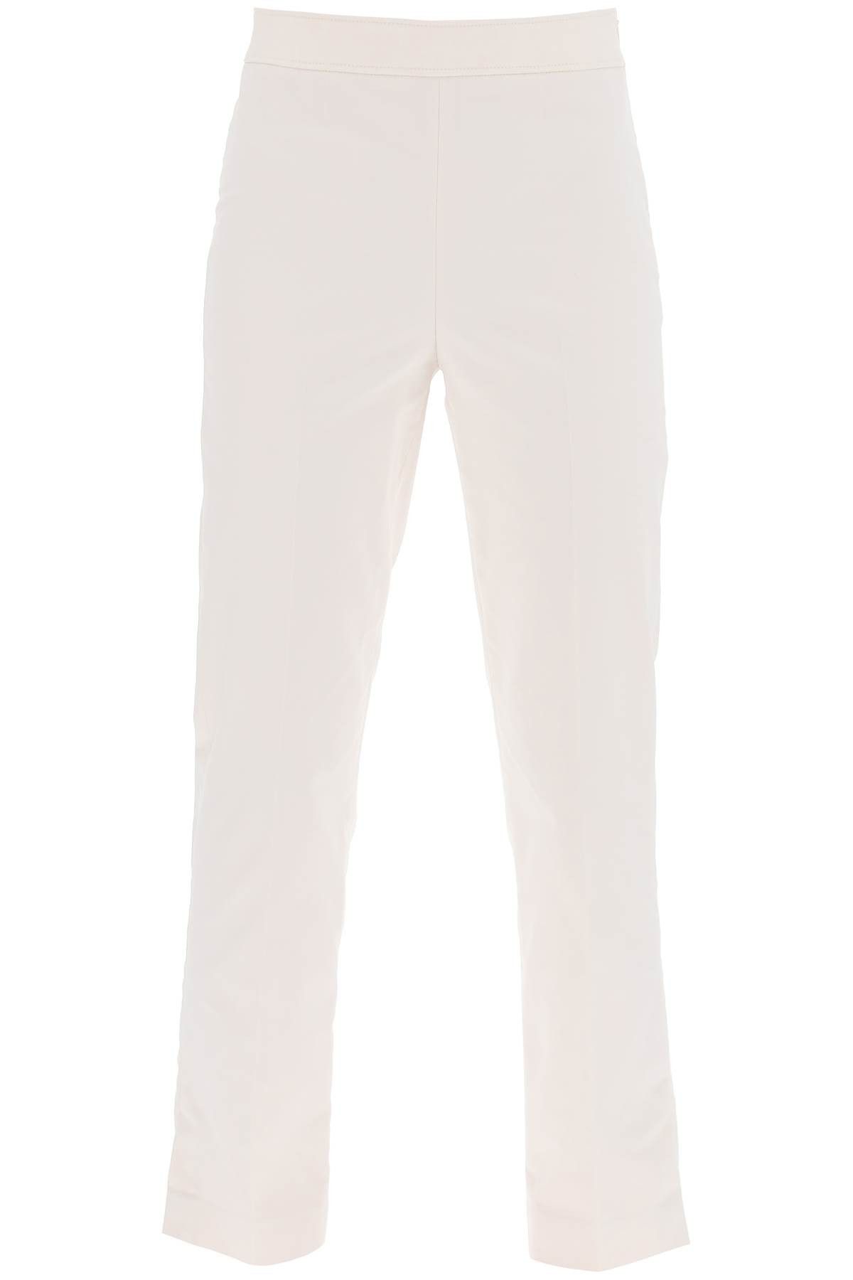 image of Brunello Cucinelli Capri Pants With Belt Loop And in Oat Grain, Women's (Size 28)