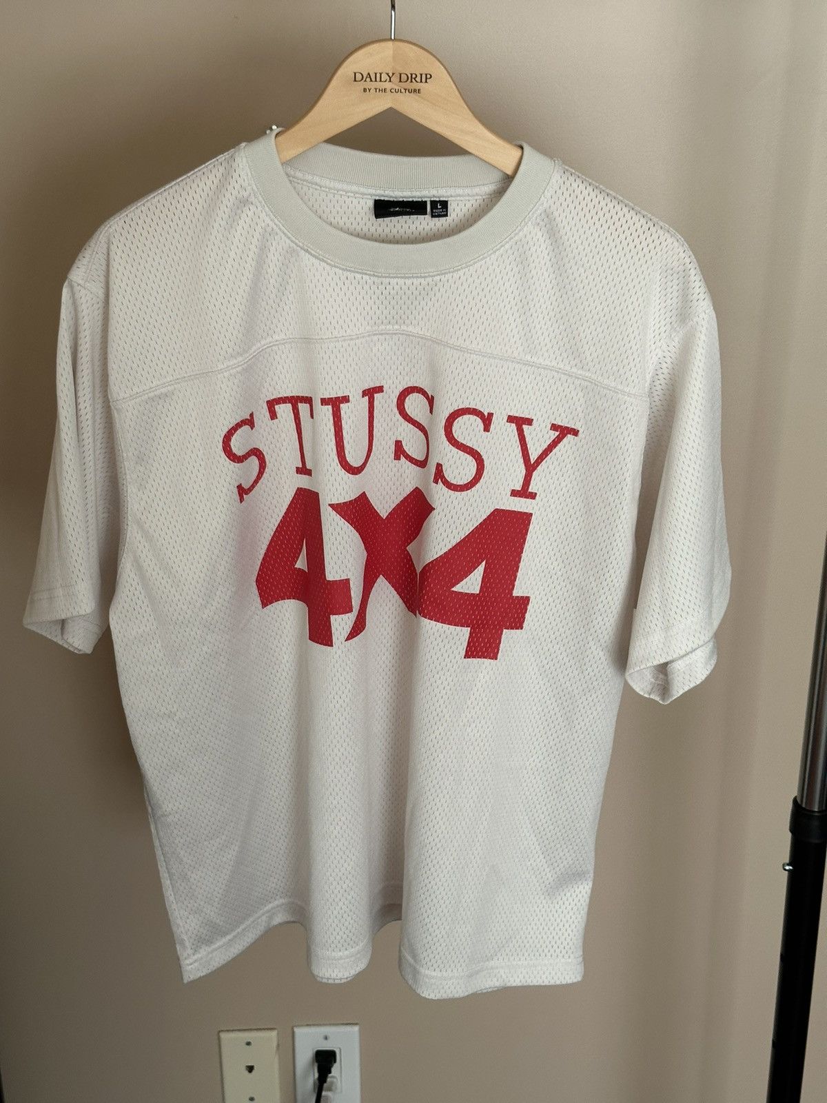 Stussy Stussy 4X4 Mesh Football Jersey | Grailed