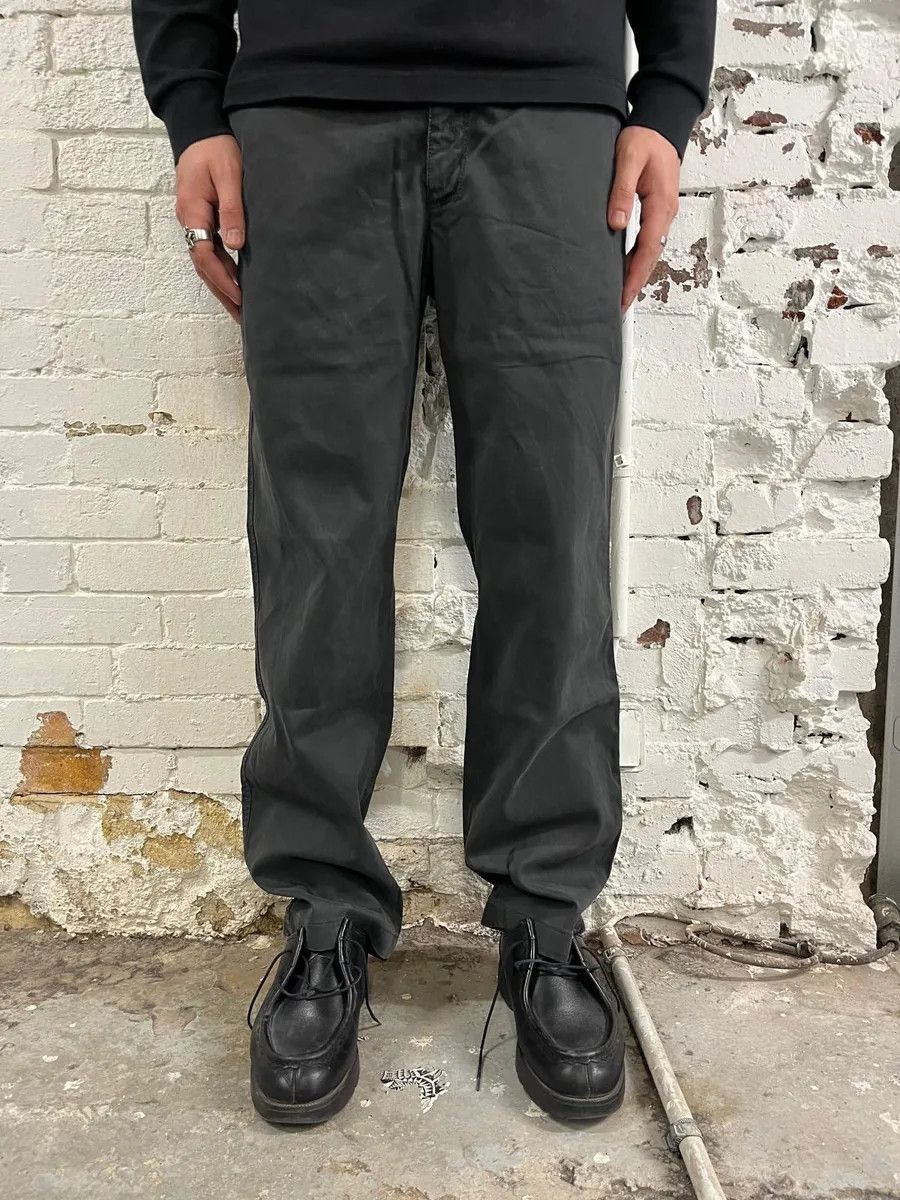 Prada 2000s Prada Cozy Faded Dark Straight Pants Size US 33 - 2 Thumbnail