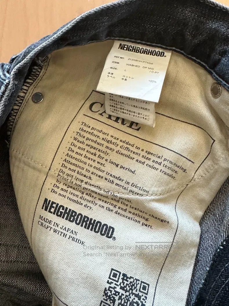 Neighborhood Neighborhood size L Basic Washed Black Denim Jeans Size US 27 - 5 Thumbnail