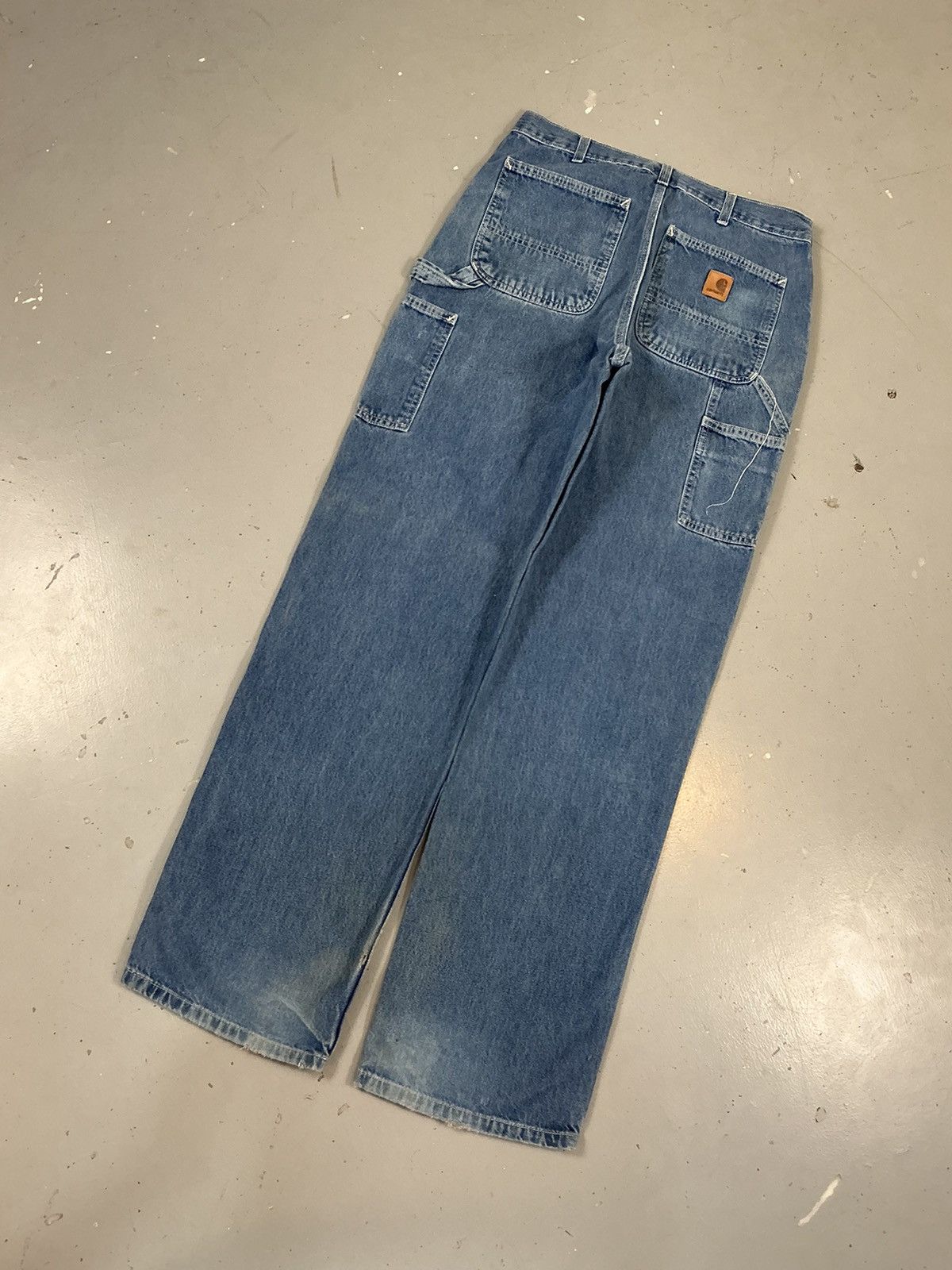 Carhartt × Vintage Vintage Carhartt B13 DST carpenter denim Size US 33 - 8 Thumbnail