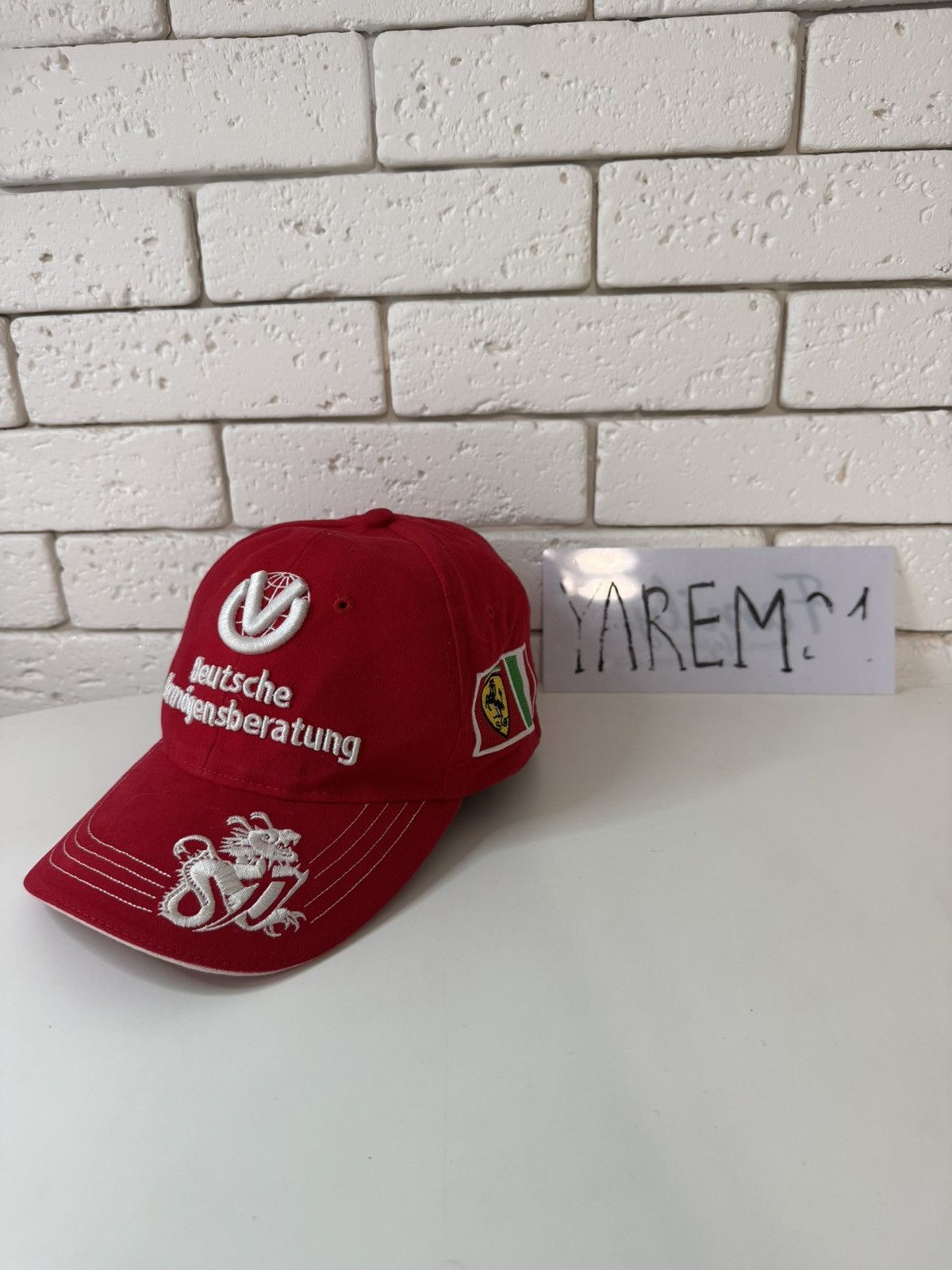 Vintage Ferrari vintage cap hat Size ONE SIZE - 1 Thumbnail