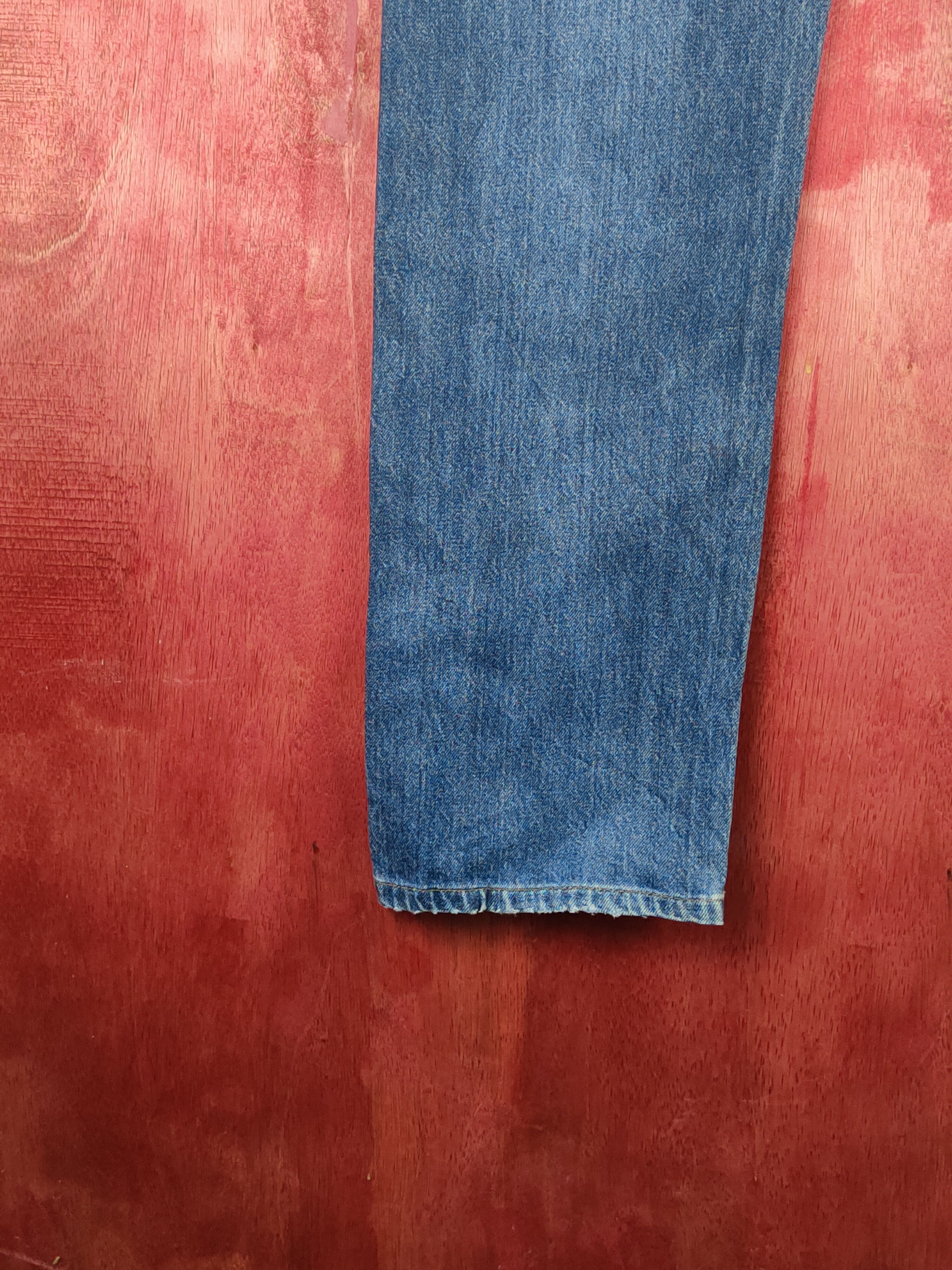 Japanese Brand Uniqlo Blue Faded Distressed Ripped Jeans #S1633 Size US 32 / EU 48 - 9 Thumbnail