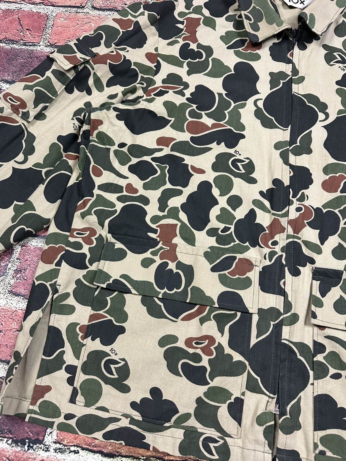 Other Vintage 10x Duck Camo Bomber Jacket Zip Canvas Hunting 90s Size US L / EU 52-54 / 3 - 11 Thumbnail