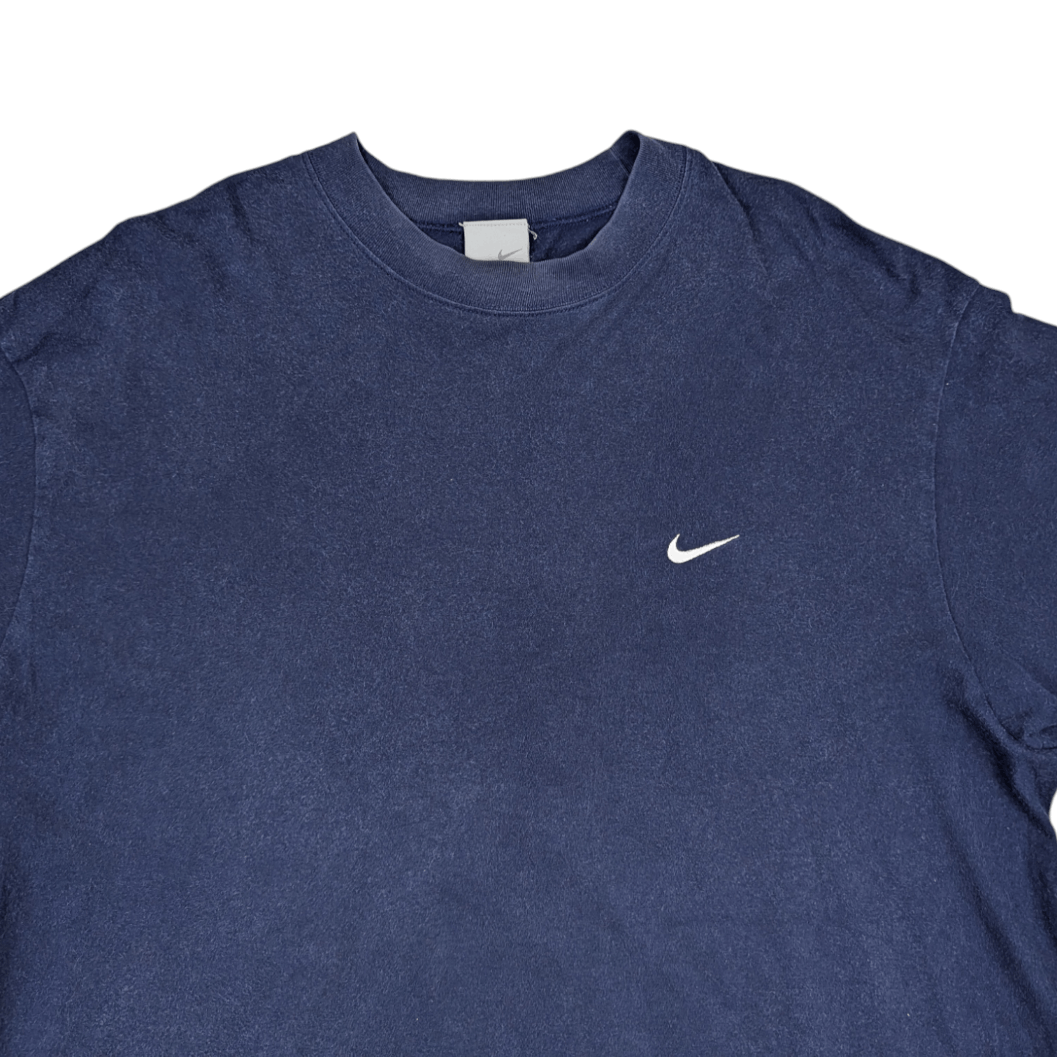 Nike Vintage 90's NIKE Small Swoosh Logo T-Shirt Single Stitches Size US XL / EU 56 / 4 - 4 Thumbnail