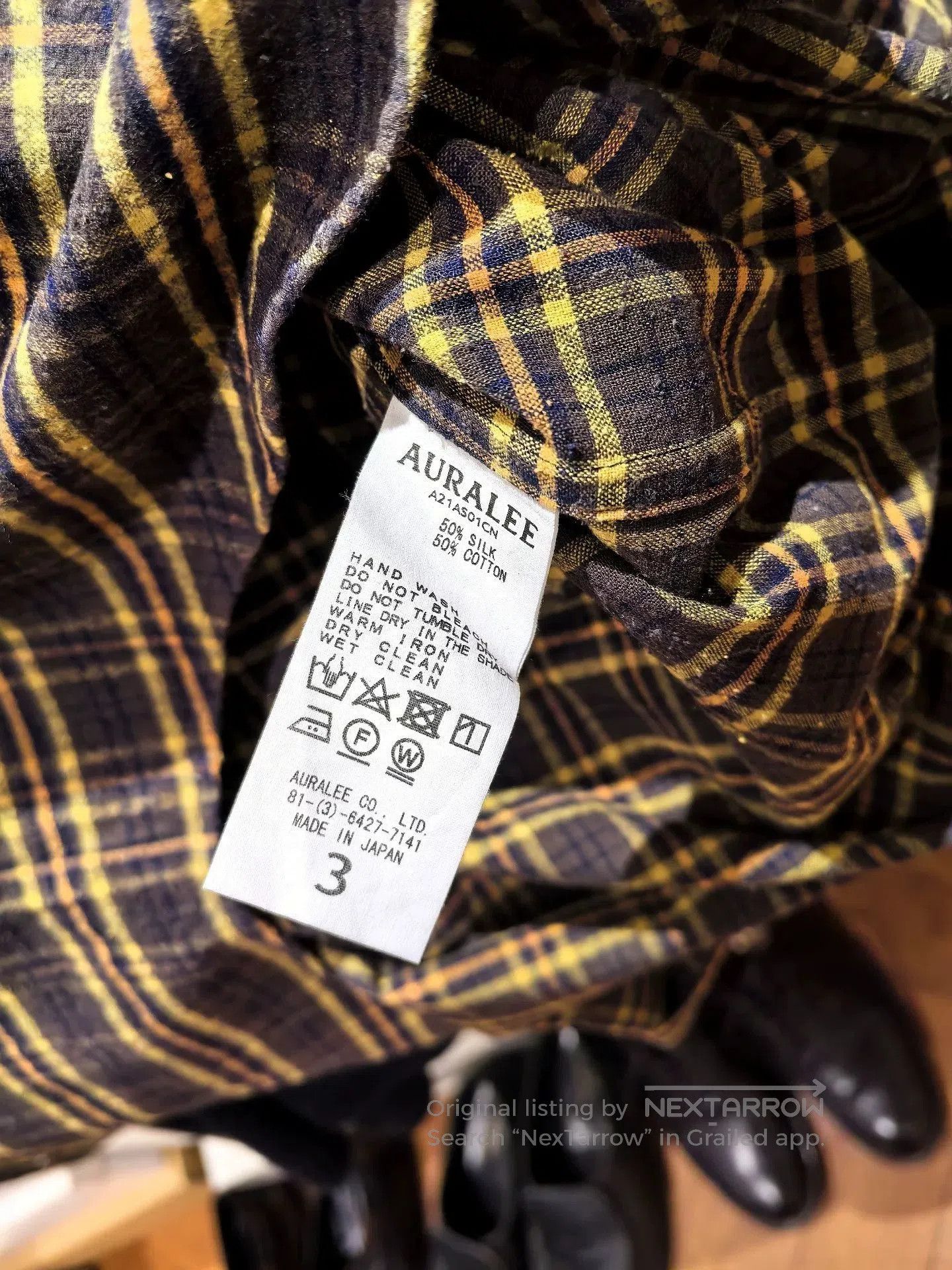Auralee AURALEE Japanese Plaid Long. Size US S / EU 44-46 / 1 - 6 Thumbnail