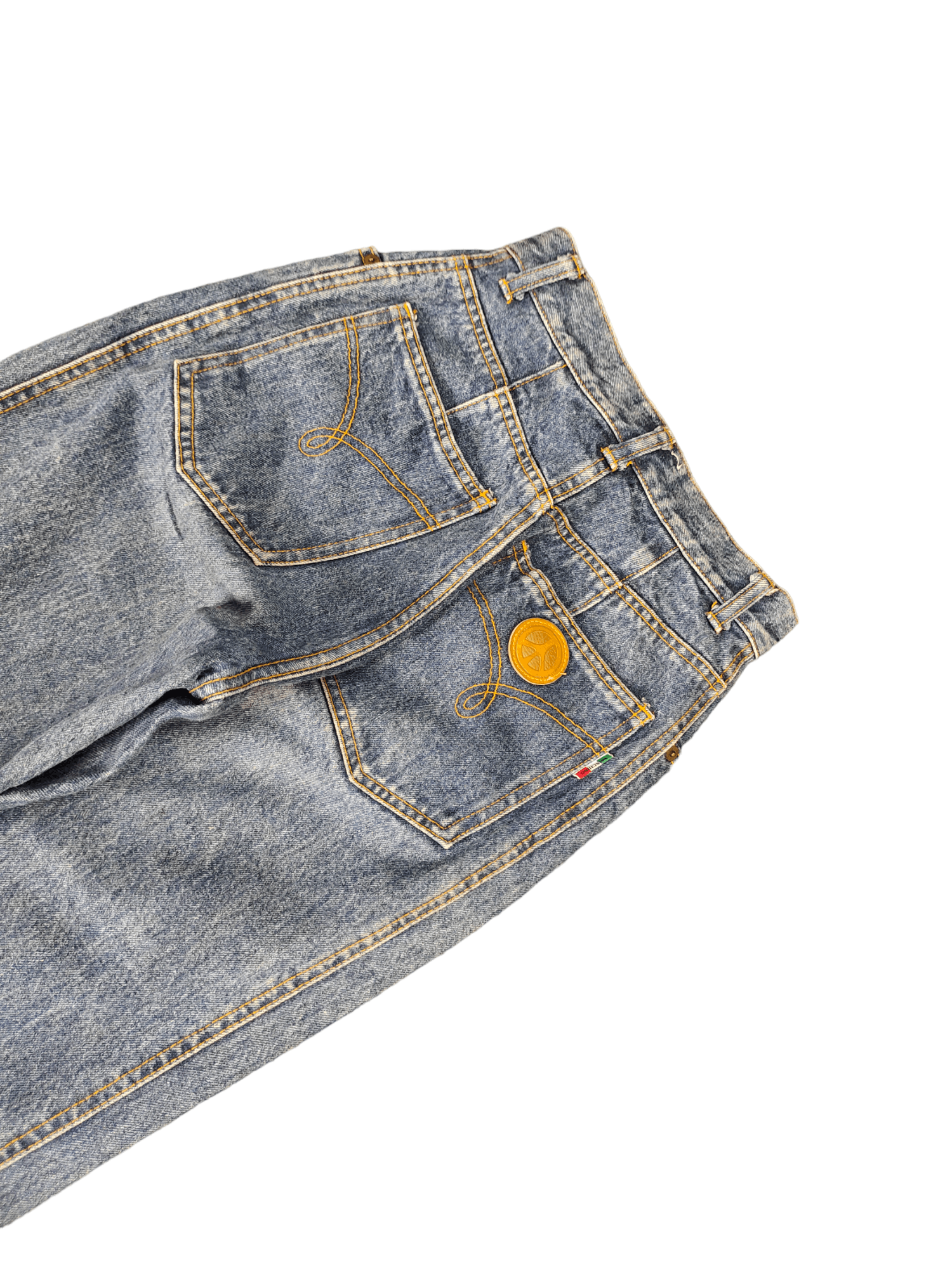 Moschino Vintage 90s Moschino Denim Jeans High Rise Size 24" / US 00 / IT 34 - 8 Thumbnail