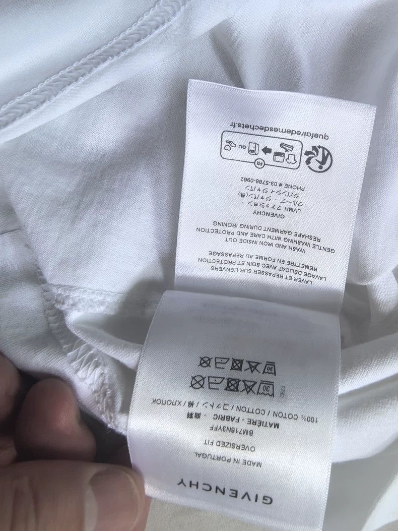 Givenchy Givenchy Short Sleeve White Ring Shape Size US XXS / EU 40 - 5 Thumbnail