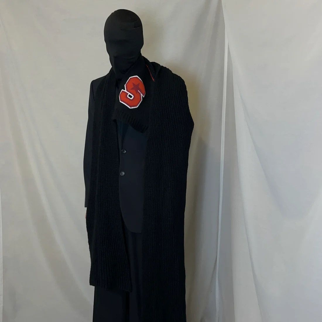 Raf Simons Raf Simons Asymmetric Patch Knit Scarf - AW16 Size ONE SIZE - 2 Thumbnail
