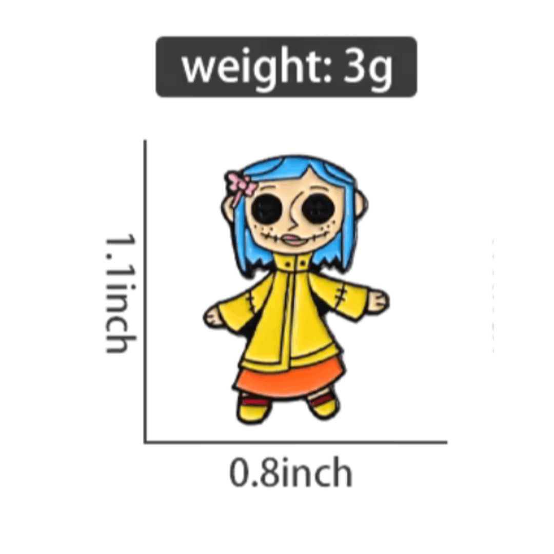 Japanese Brand CORALINE Enamel Lapel Metal Pin NEW Size ONE SIZE - 2 Thumbnail