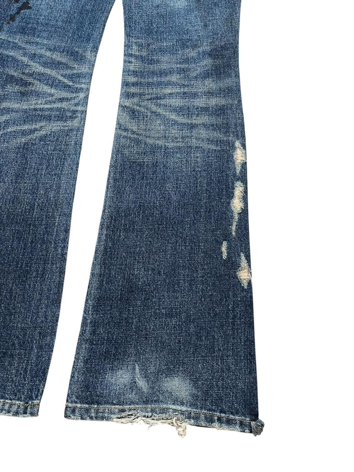 GOSTAR DE FUGA Flare 🔥 Fuga Distressed Lowrise Denim Pants Size US 31 - 7 Thumbnail