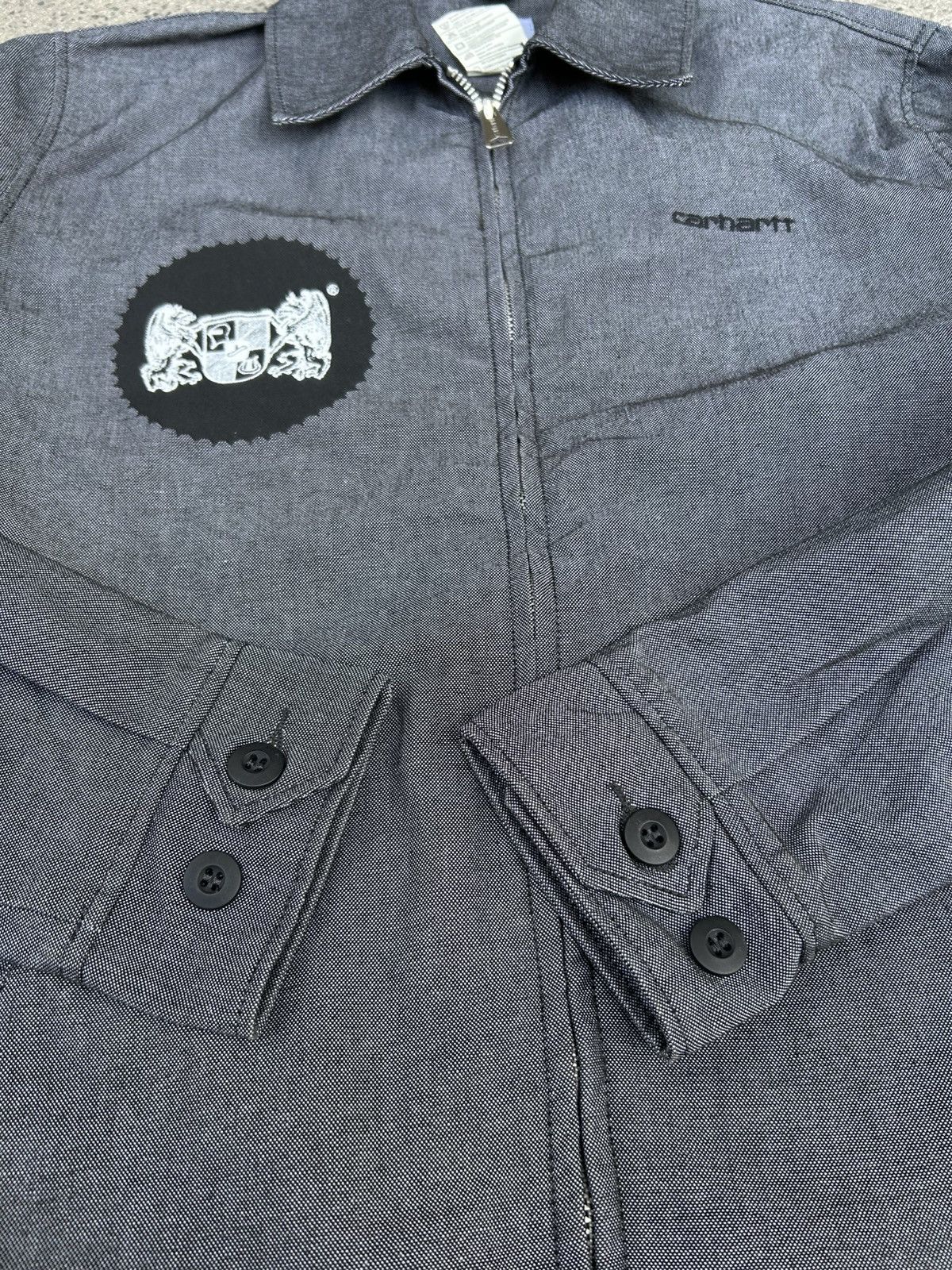 Carhartt Vintage Carhartt 2000s grey light Jacket streetwear style Size US M / EU 48-50 / 2 - 8 Thumbnail