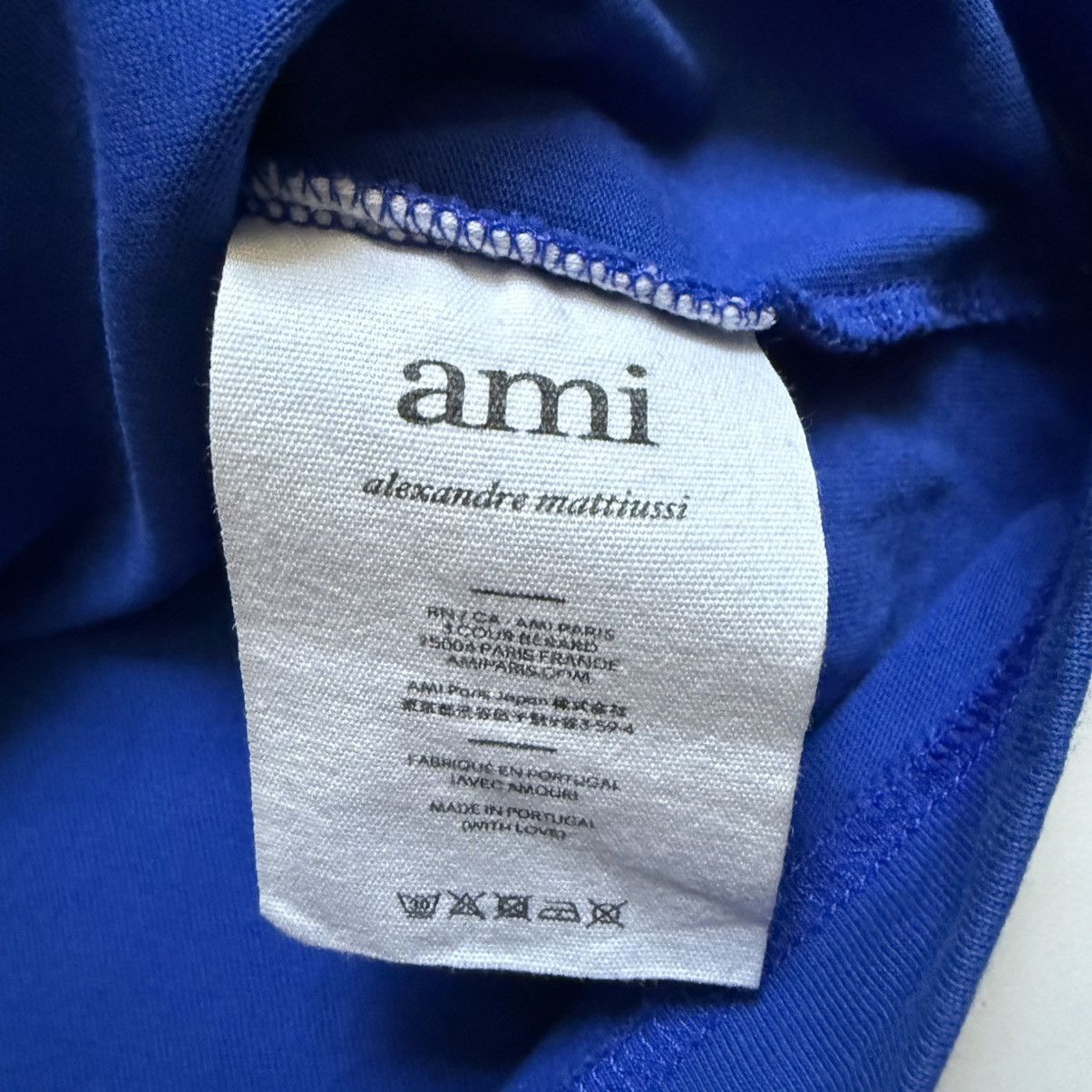 AMI AMI Paris Embroidered Logo Oversized Tee Size US S / EU 44-46 / 1 - 7 Thumbnail
