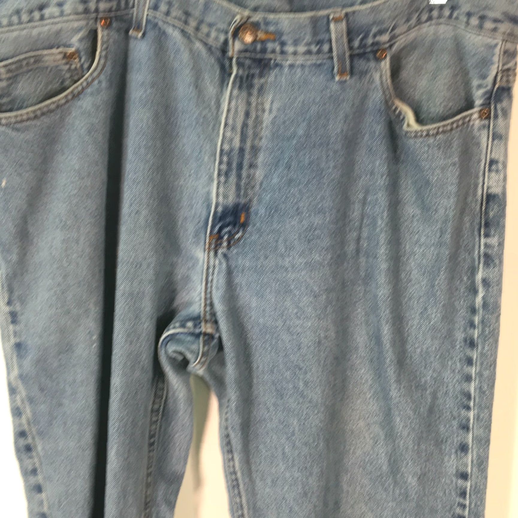 Faded Glory Faded Glory Jeans Mens Flat Front Relaxed Mid Rise Blue Denim Size 42X32 Size US 42 / EU 58 - 2 Thumbnail
